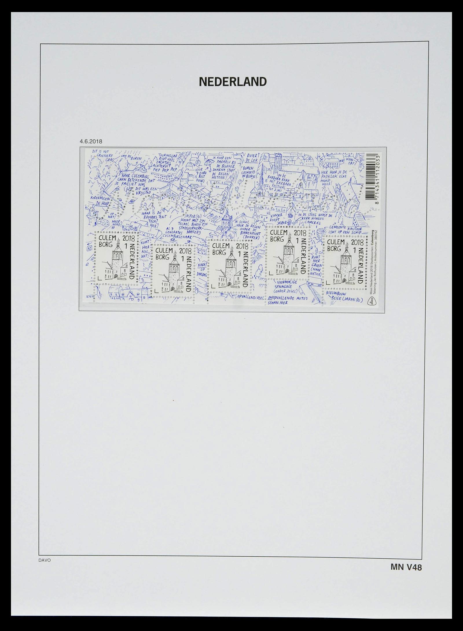 39134 0267 - Stamp collection 39134 Netherlands sheetlets 1992-2019!