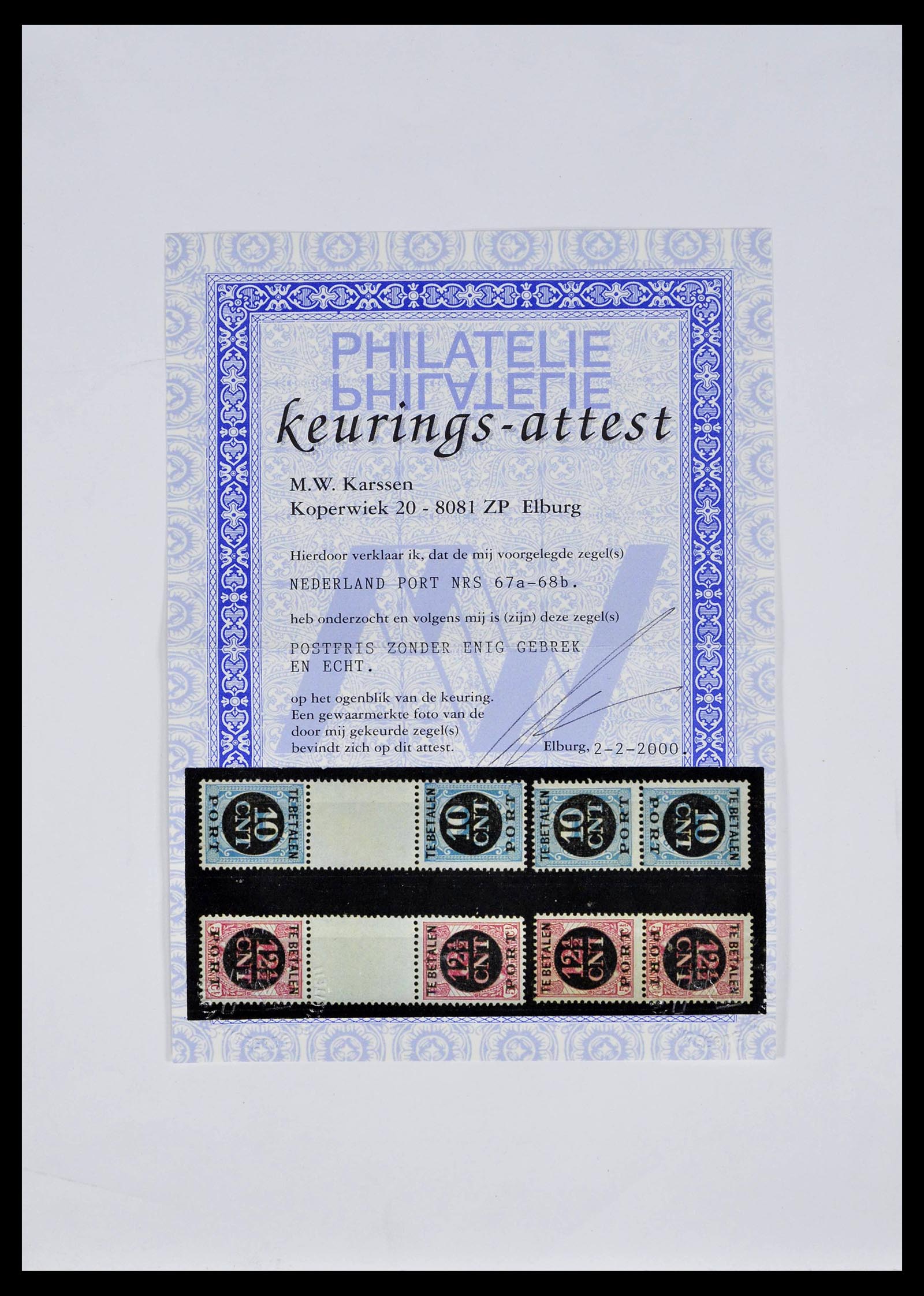 39135 0017 - Stamp collection 39135 Netherlands 1852-1969.
