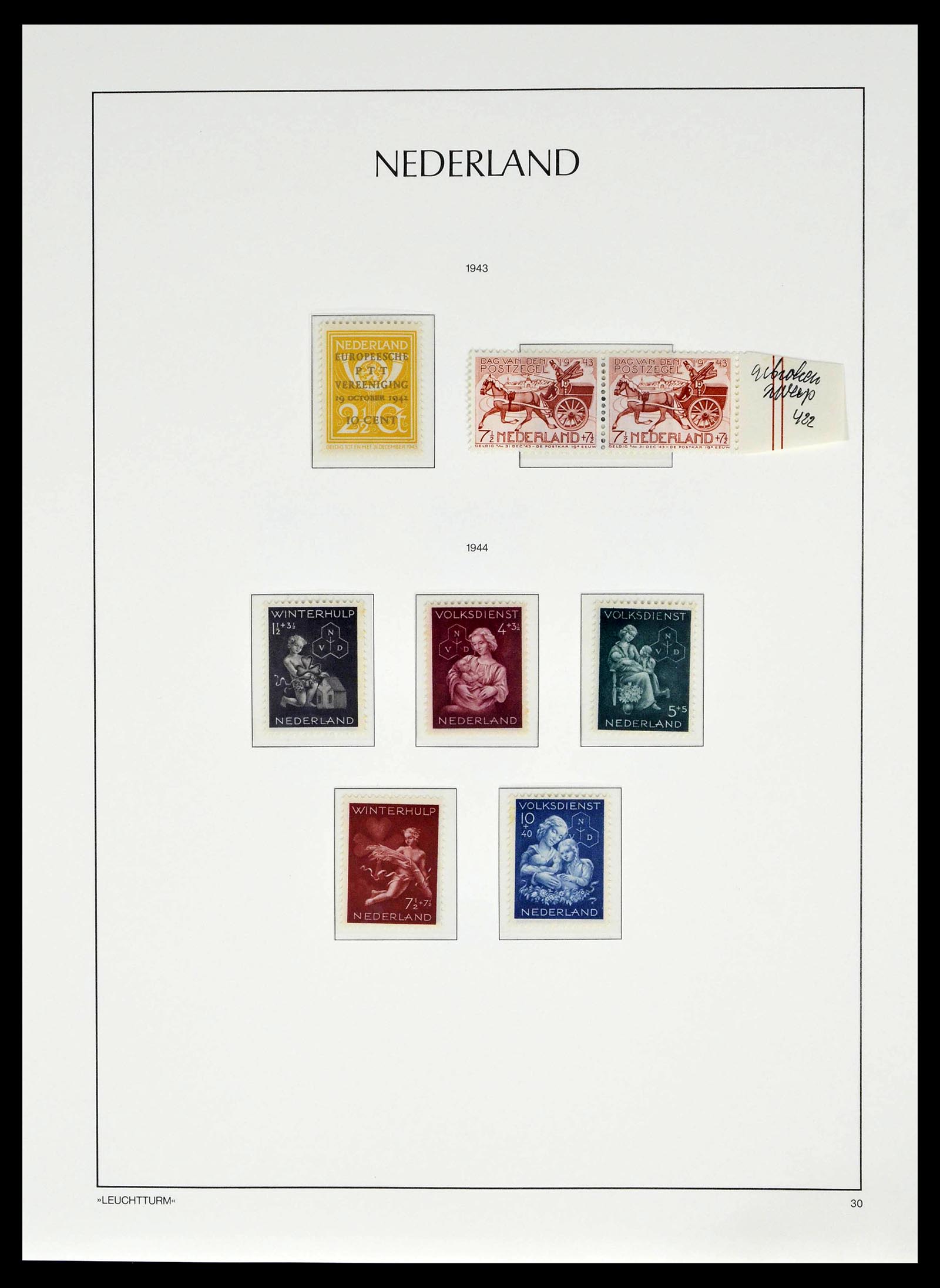 39135 0053 - Stamp collection 39135 Netherlands 1852-1969.