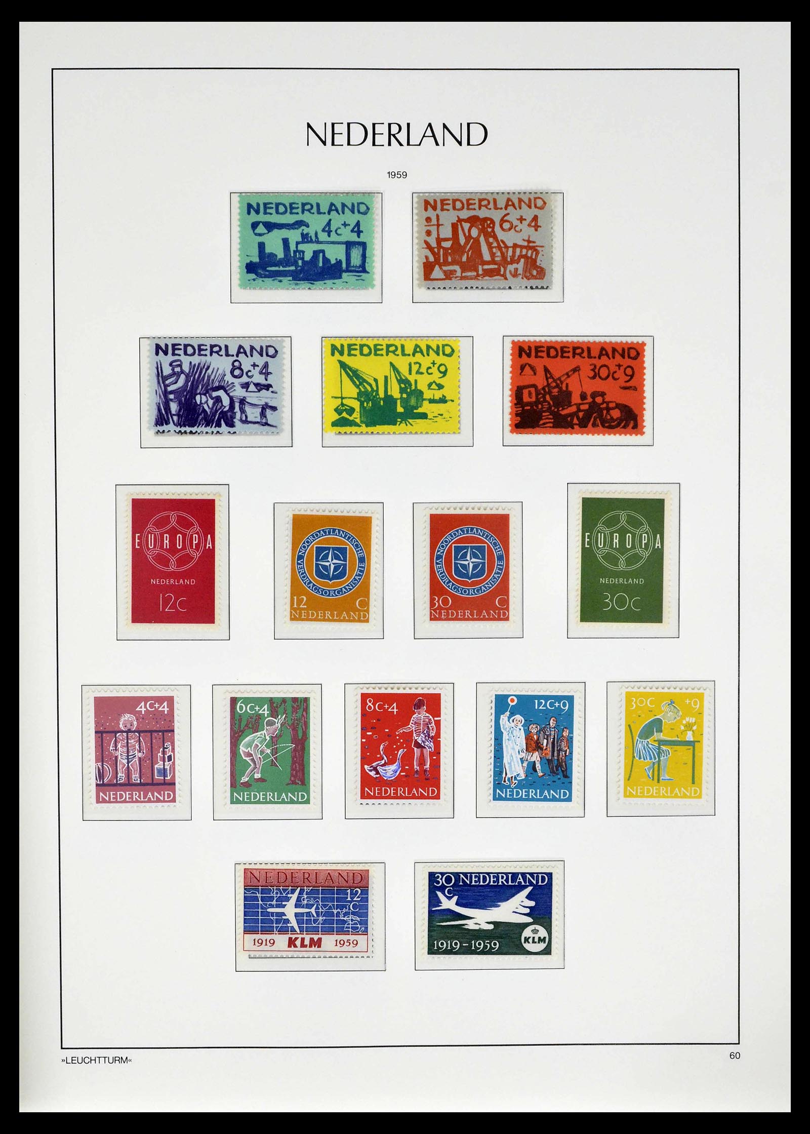 39135 0084 - Stamp collection 39135 Netherlands 1852-1969.