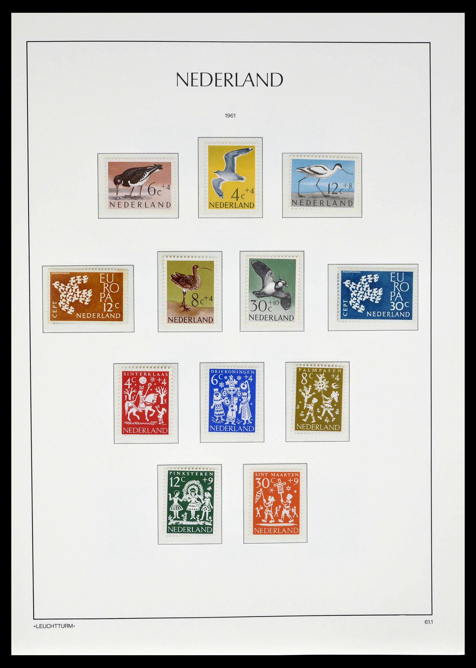 39135 0086 - Stamp collection 39135 Netherlands 1852-1969.