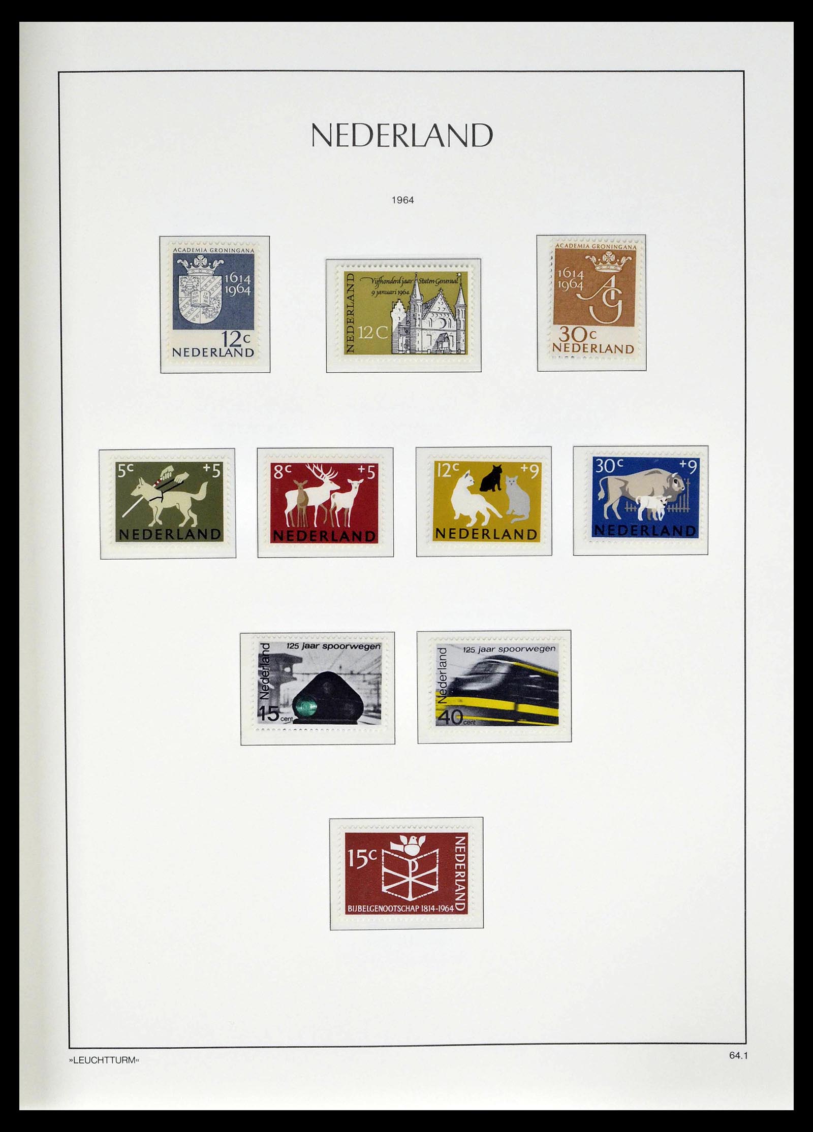 39135 0091 - Stamp collection 39135 Netherlands 1852-1969.