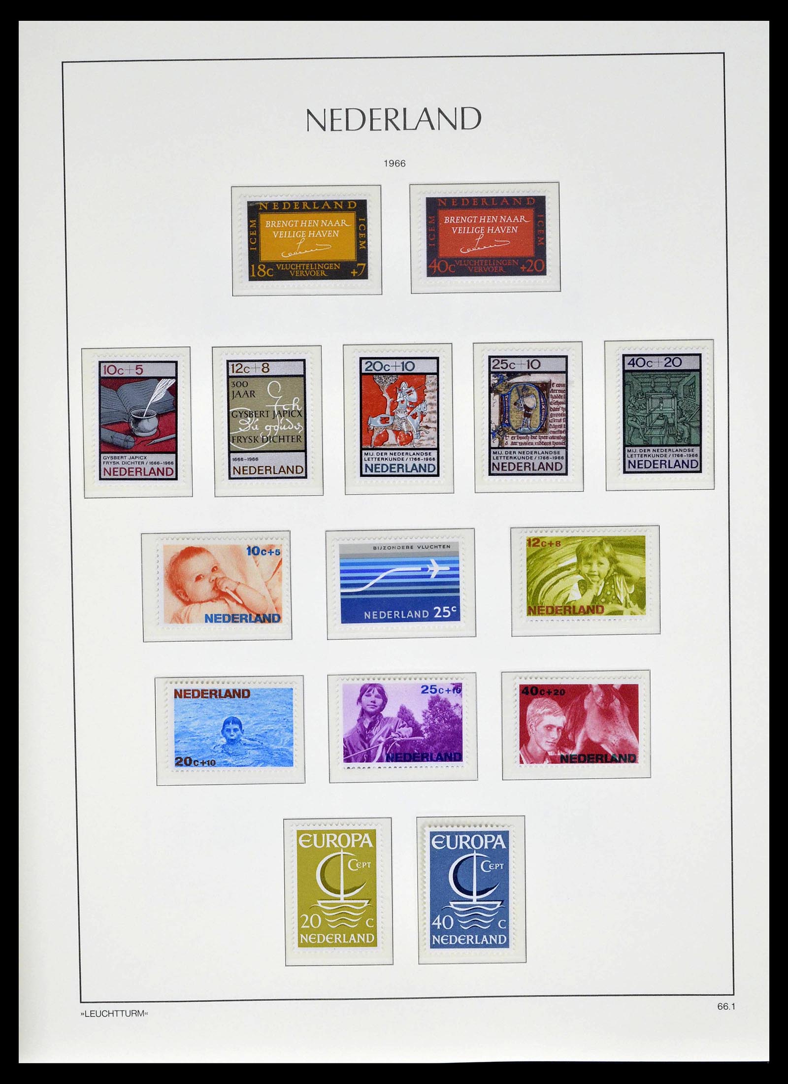 39135 0096 - Stamp collection 39135 Netherlands 1852-1969.