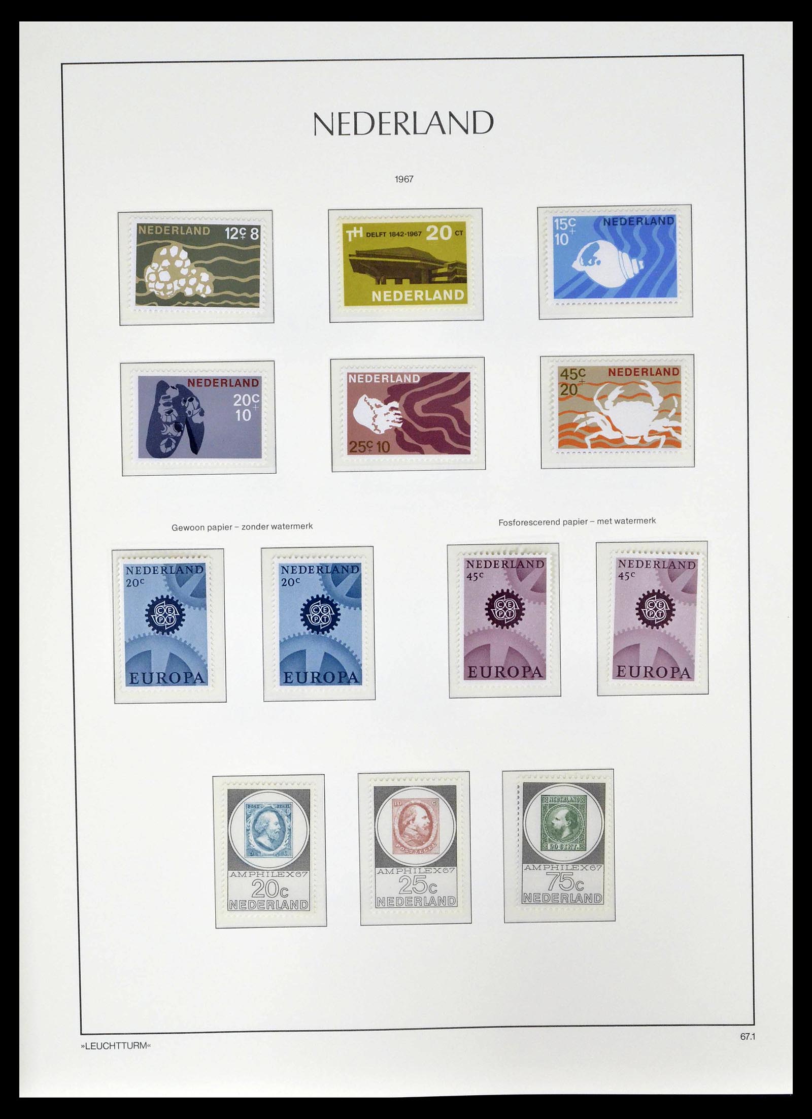 39135 0098 - Stamp collection 39135 Netherlands 1852-1969.