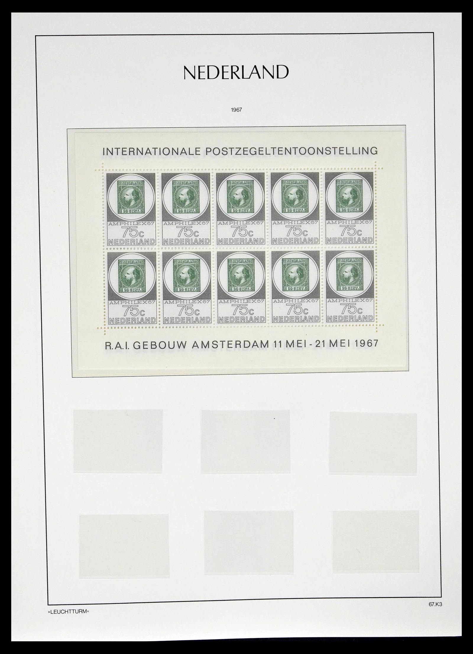 39135 0104 - Postzegelverzameling 39135 Nederland 1852-1969.