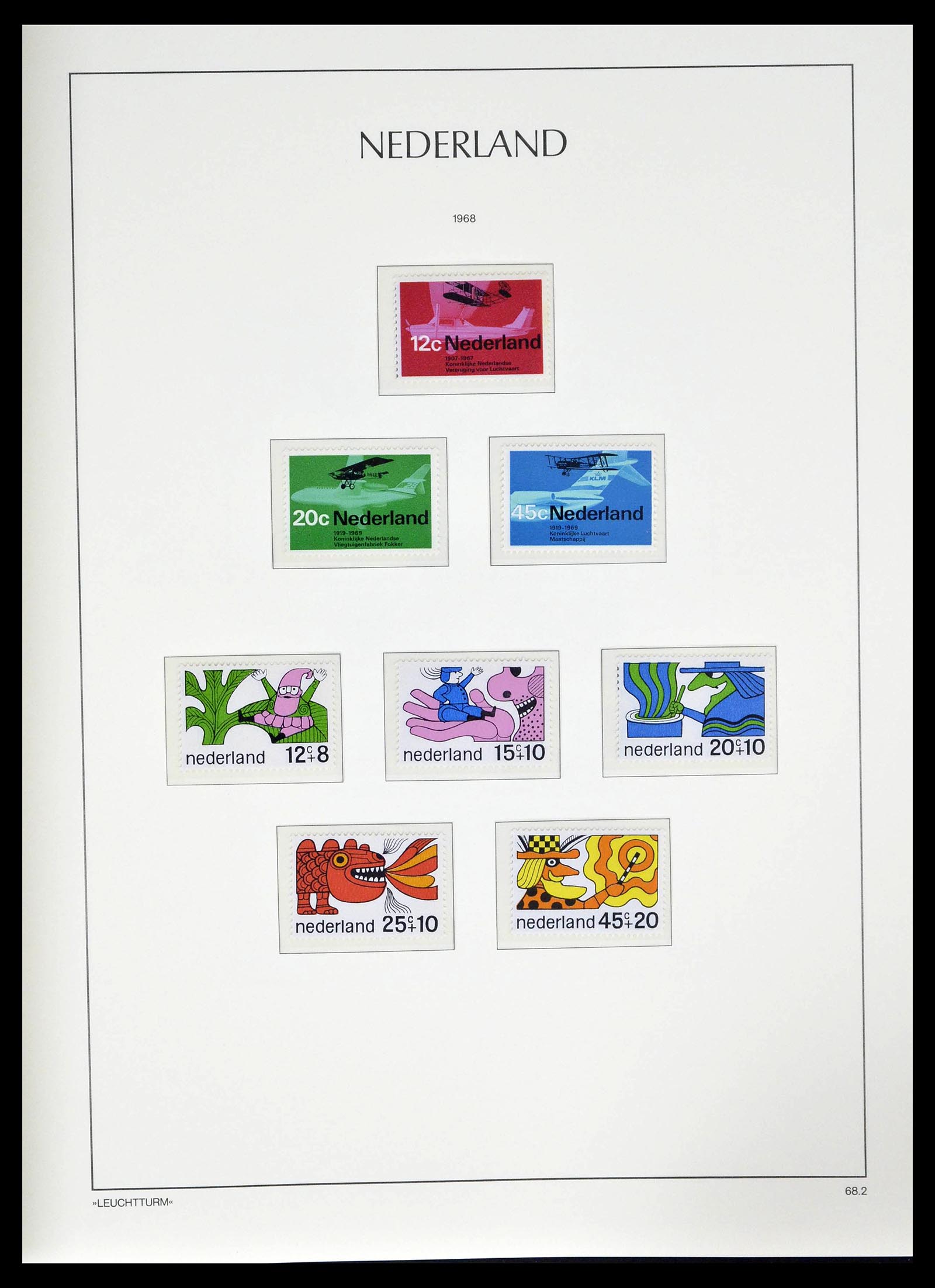 39135 0106 - Postzegelverzameling 39135 Nederland 1852-1969.