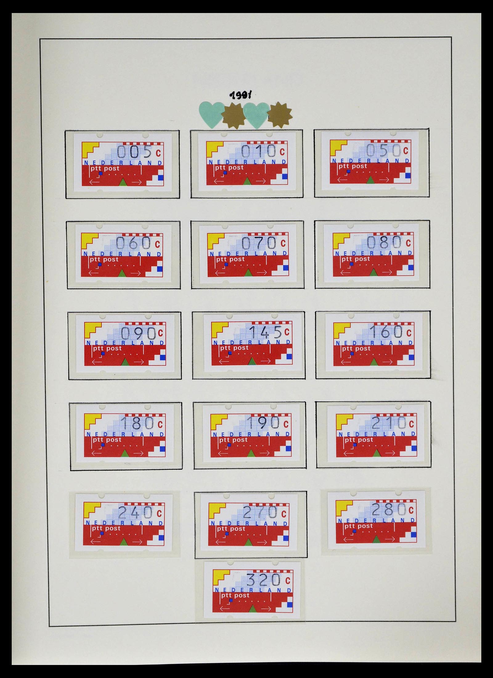 39135 0113 - Postzegelverzameling 39135 Nederland 1852-1969.