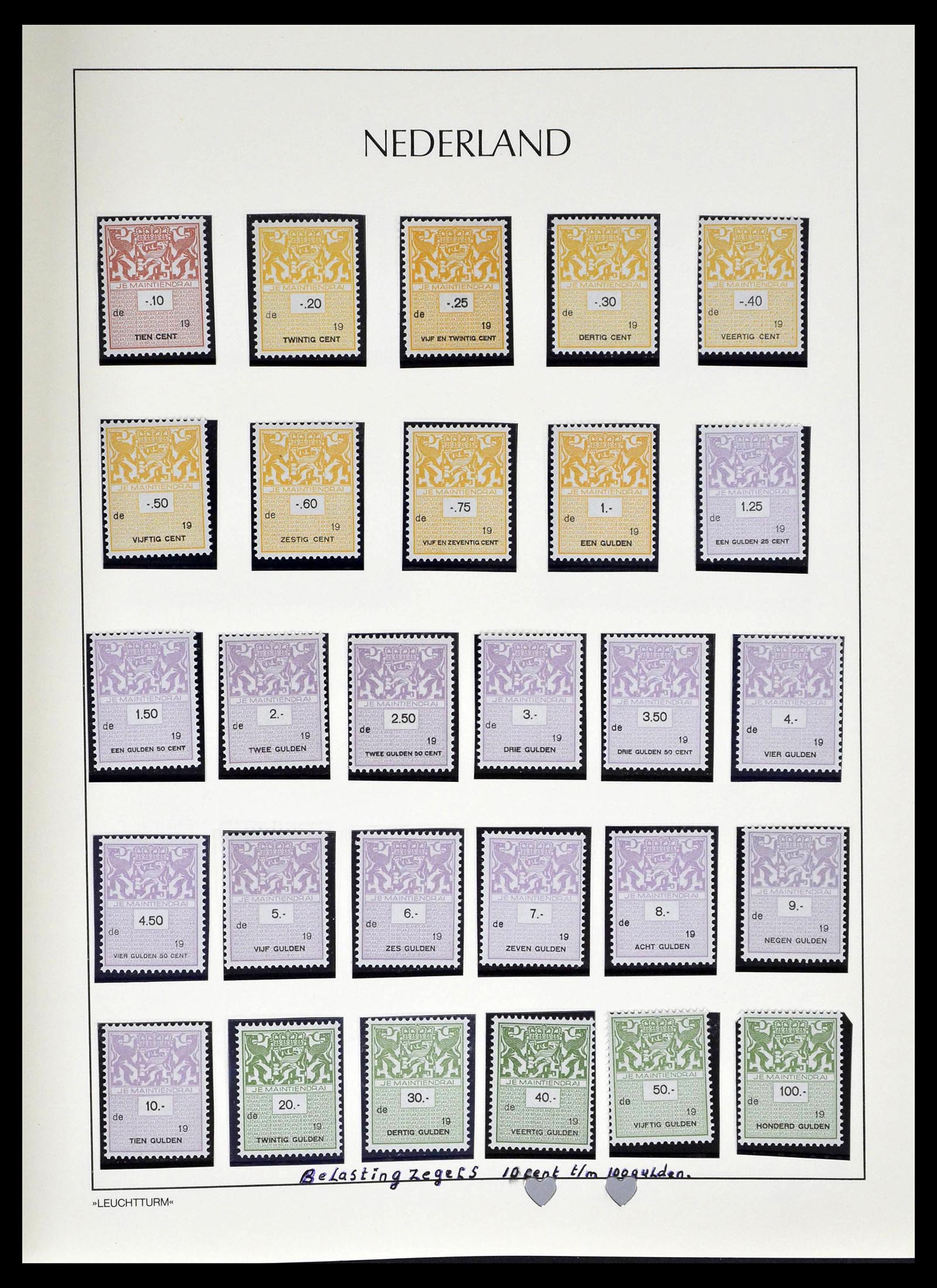 39135 0115 - Postzegelverzameling 39135 Nederland 1852-1969.