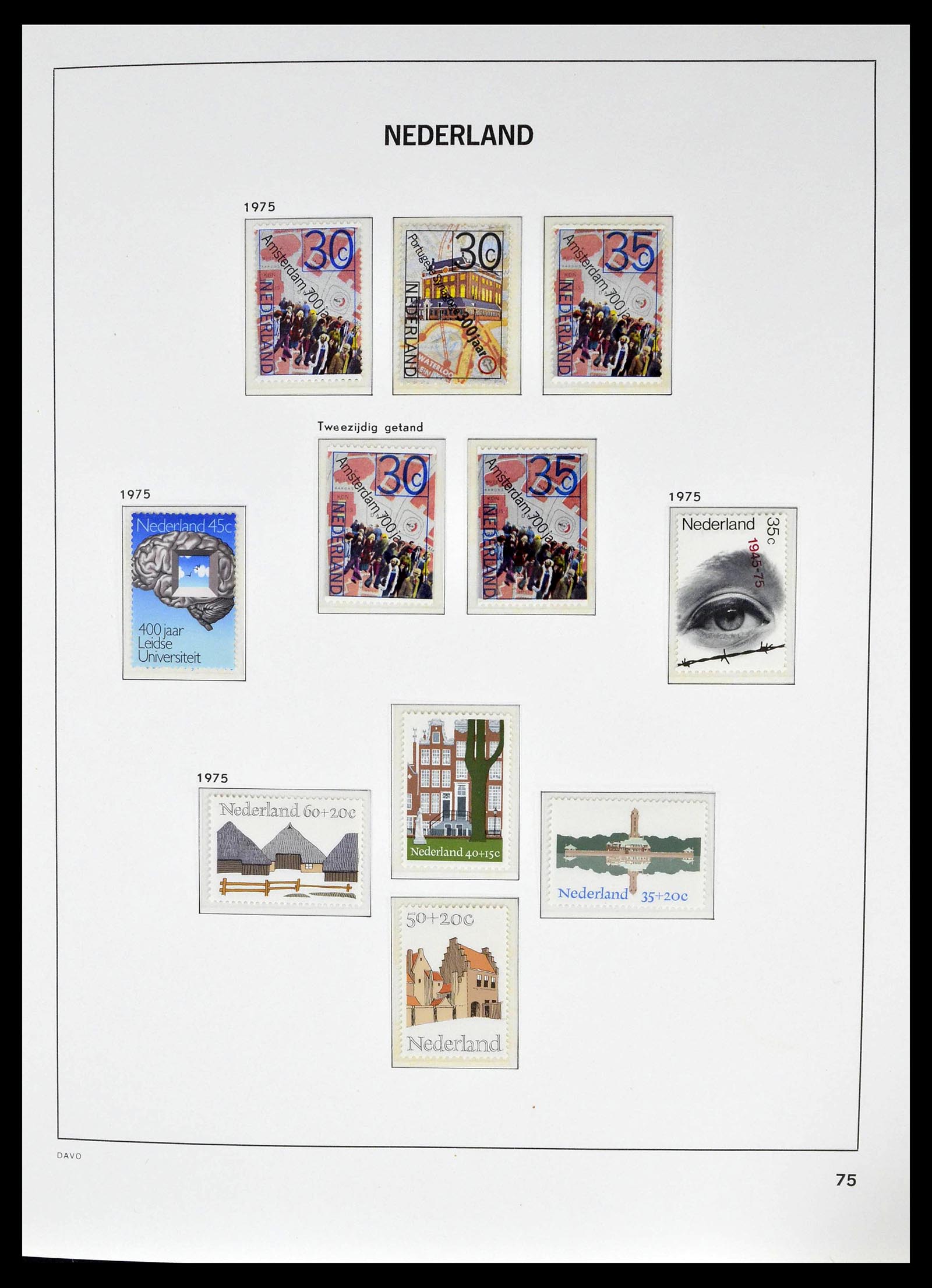 39136 0001 - Postzegelverzameling 39136 Nederland 1975-2020!