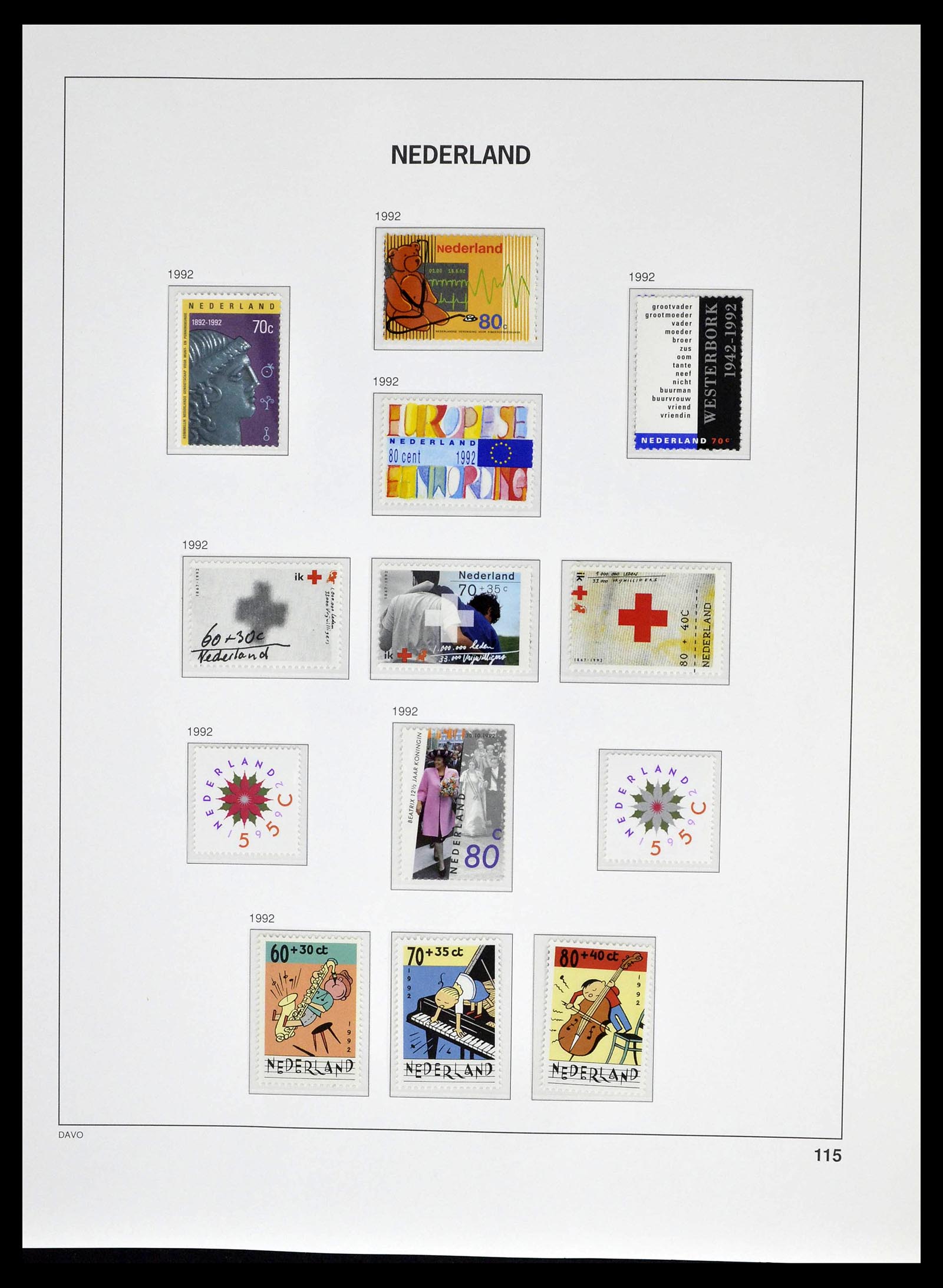 39136 0054 - Stamp collection 39136 Netherlands 1975-2020!