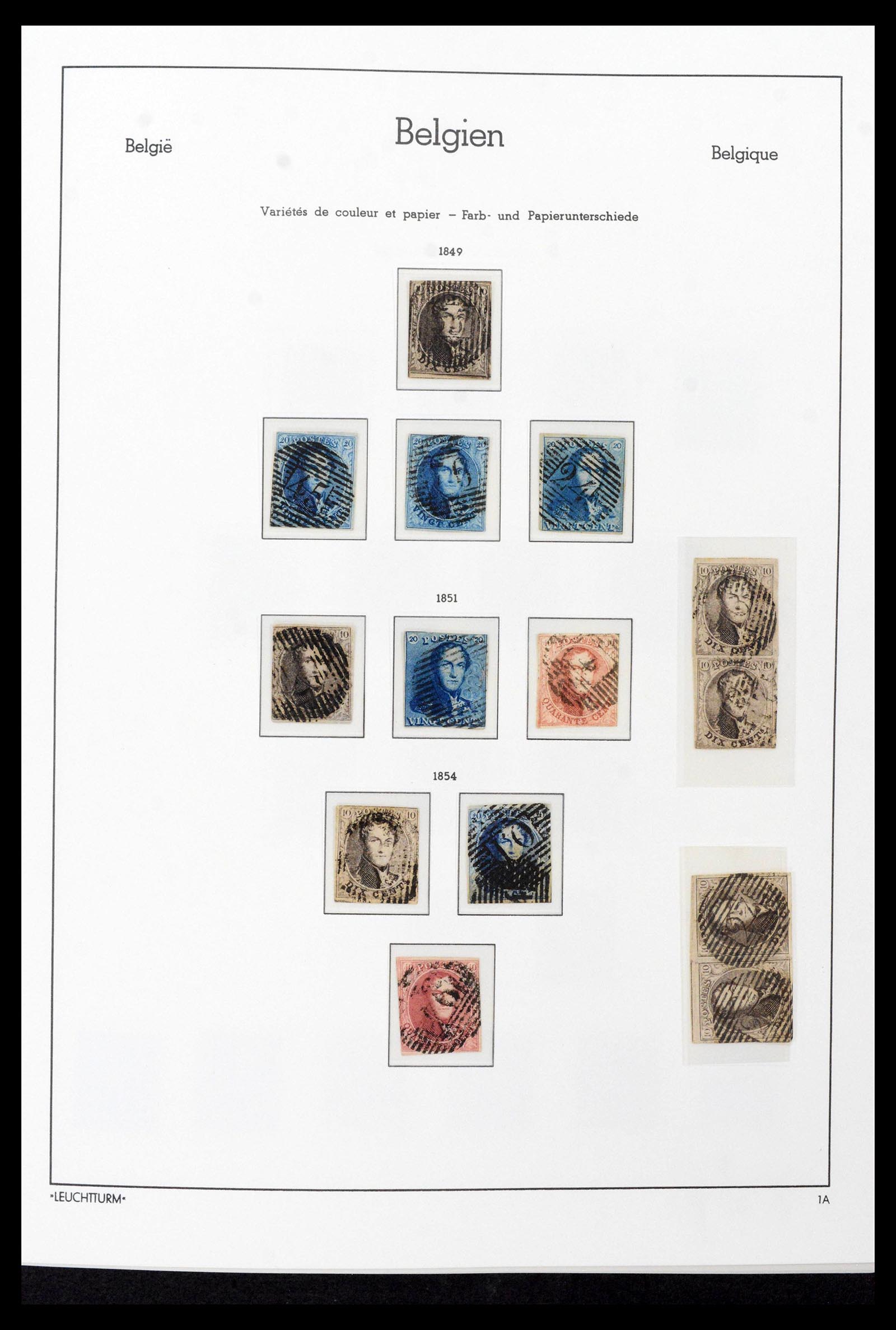 39137 0002 - Postzegelverzameling 39137 België 1849-2002.