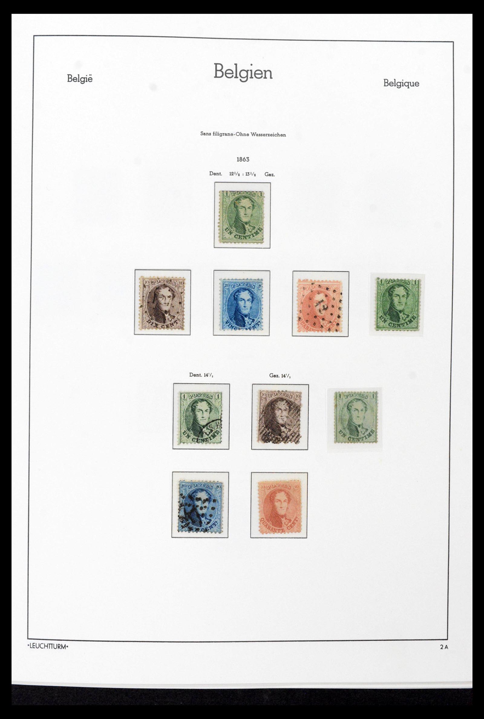 39137 0004 - Stamp collection 39137 Belgium 1849-2002.