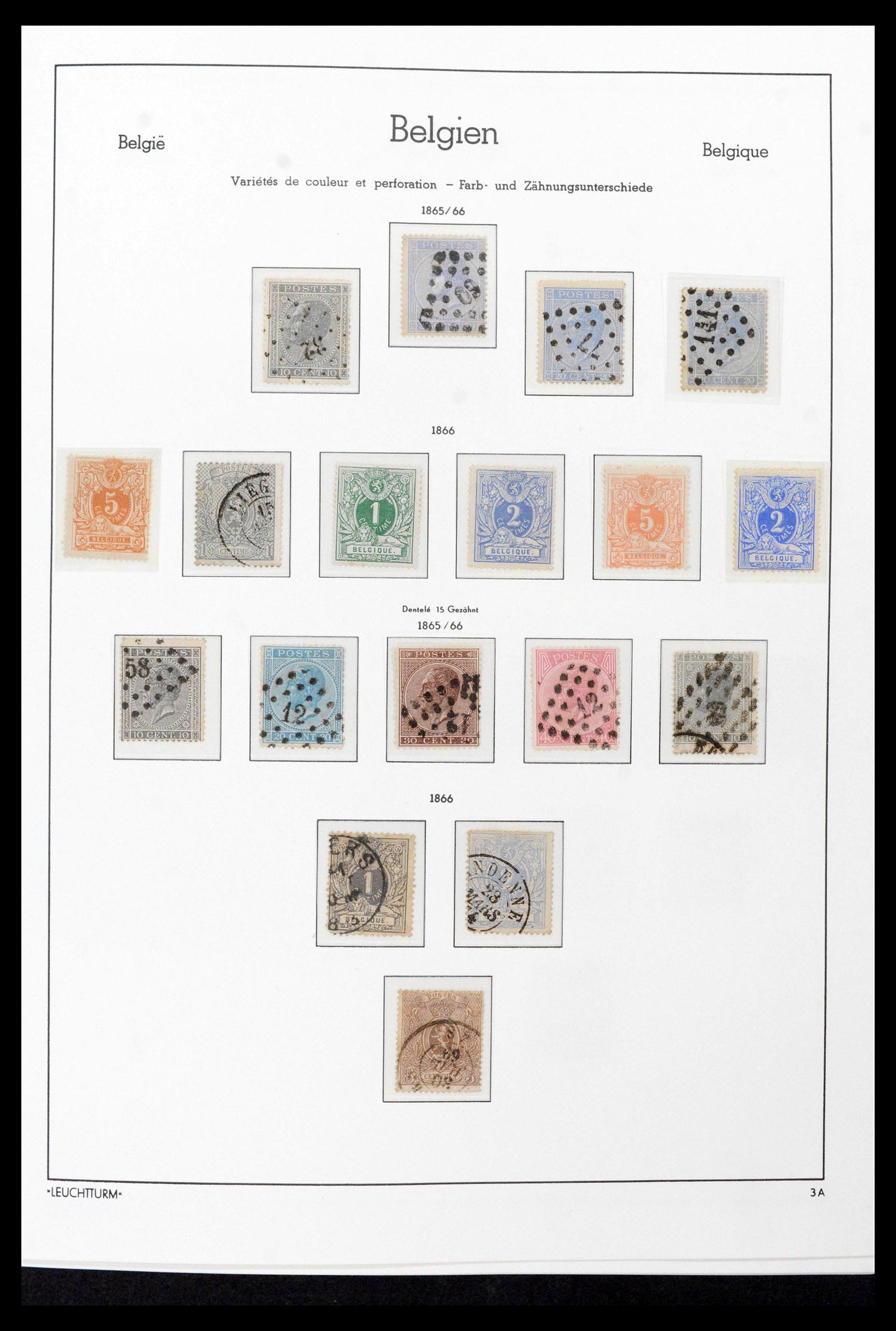39137 0006 - Postzegelverzameling 39137 België 1849-2002.