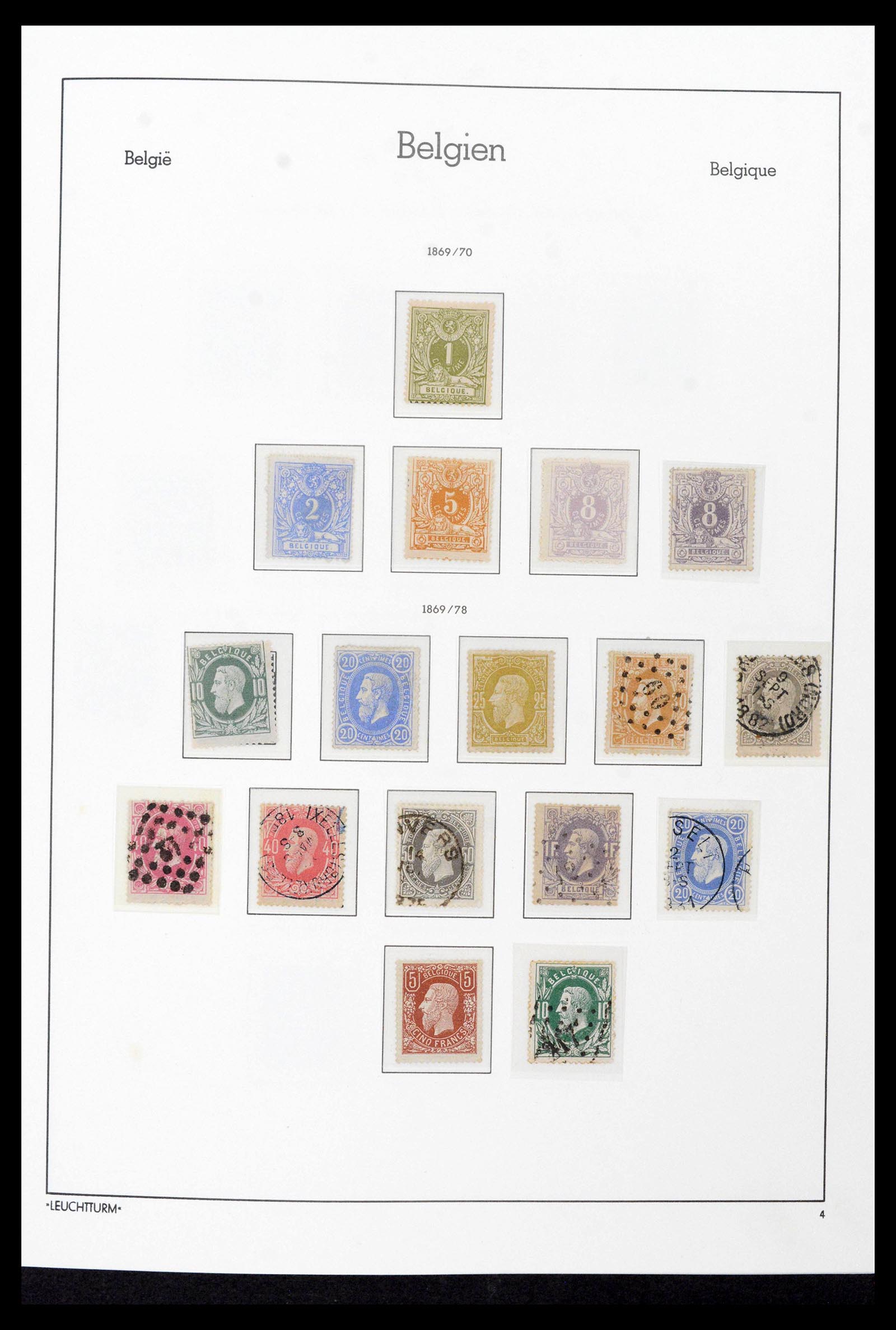 39137 0007 - Stamp collection 39137 Belgium 1849-2002.