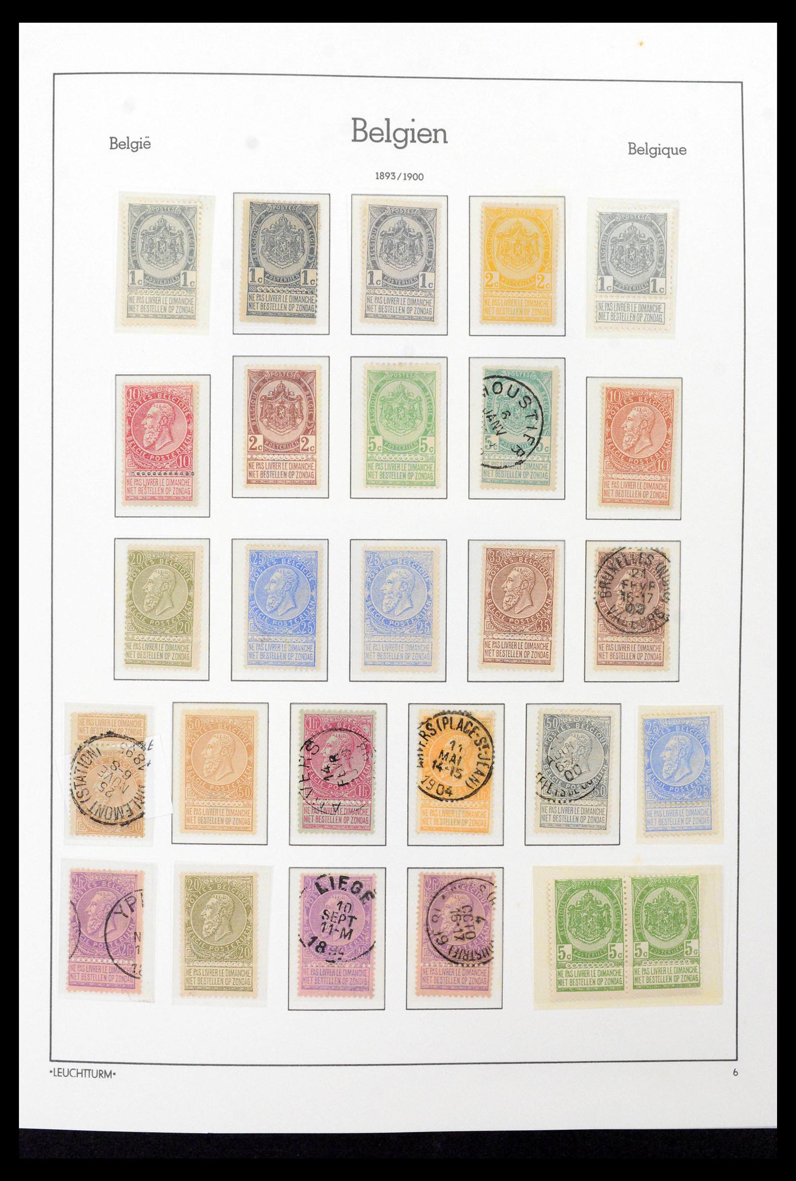 39137 0011 - Stamp collection 39137 Belgium 1849-2002.