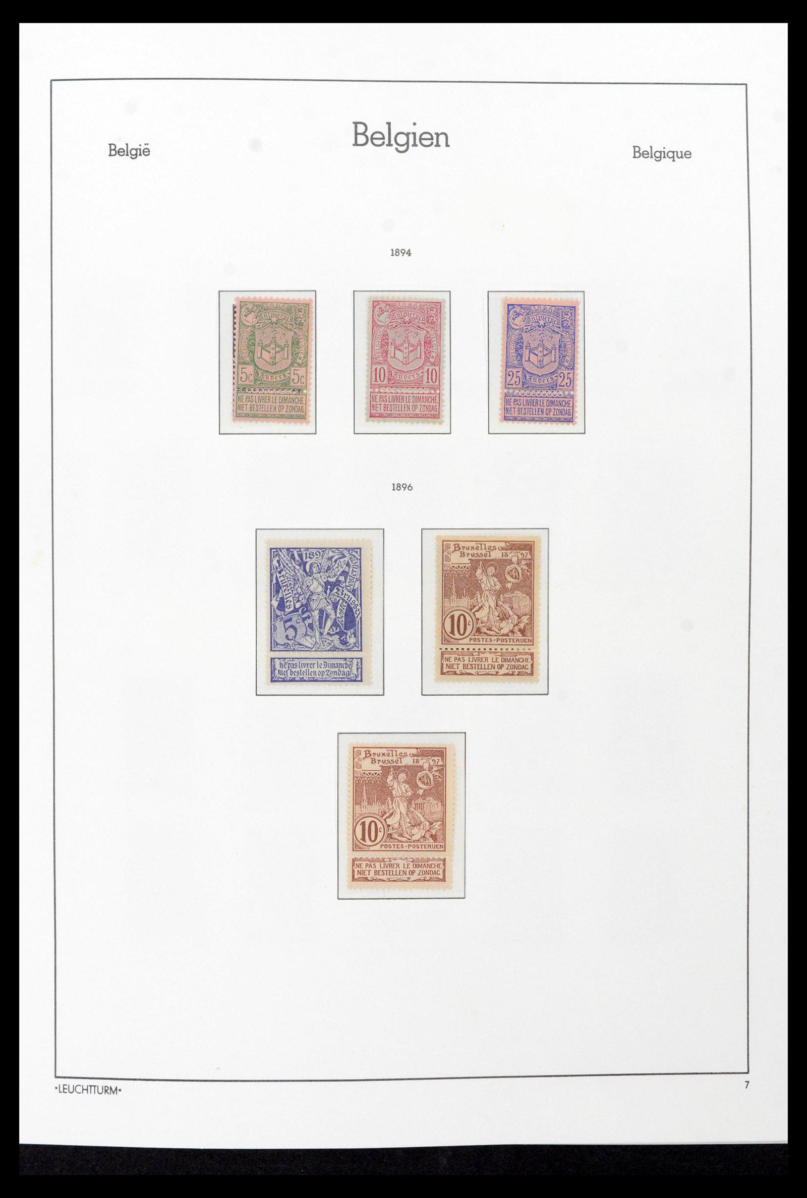 39137 0012 - Stamp collection 39137 Belgium 1849-2002.