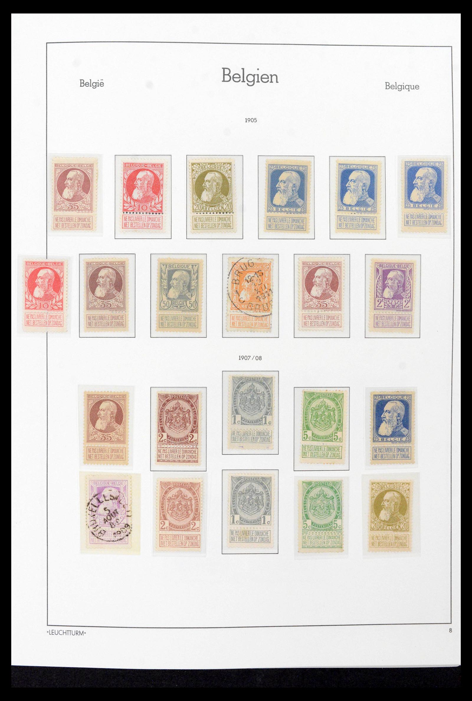 39137 0013 - Stamp collection 39137 Belgium 1849-2002.