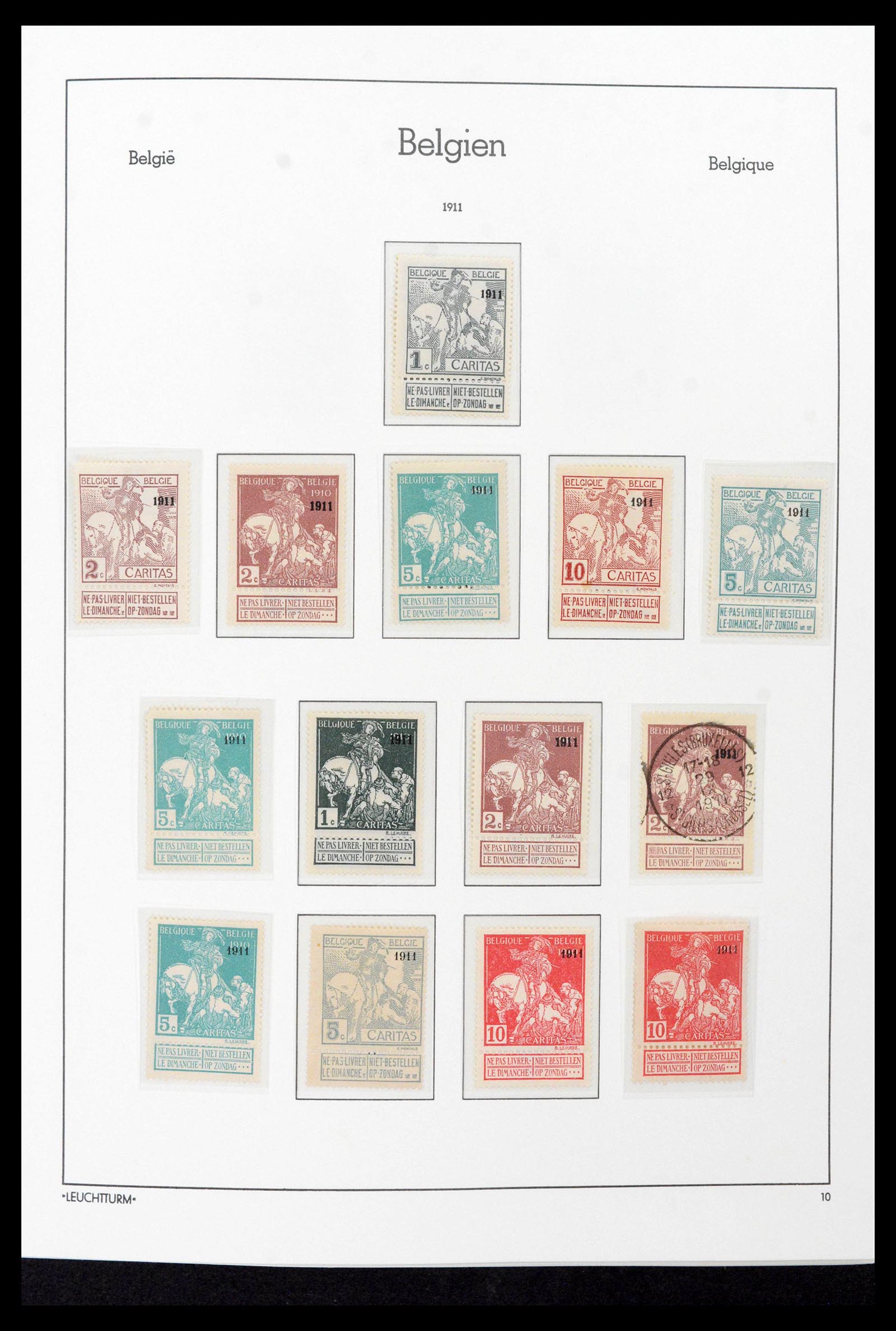 39137 0015 - Stamp collection 39137 Belgium 1849-2002.