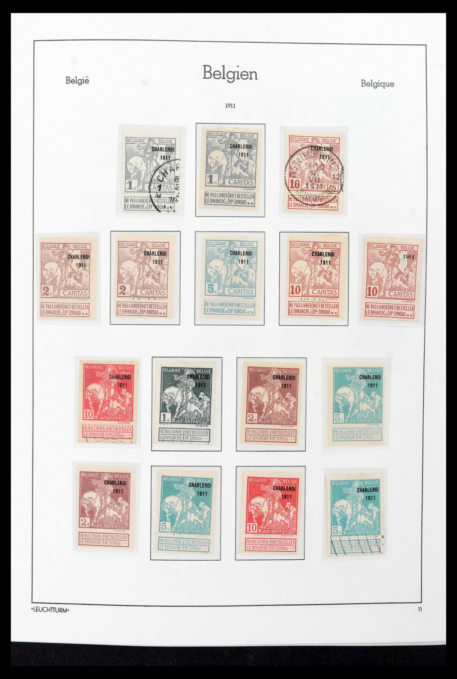 39137 0016 - Postzegelverzameling 39137 België 1849-2002.