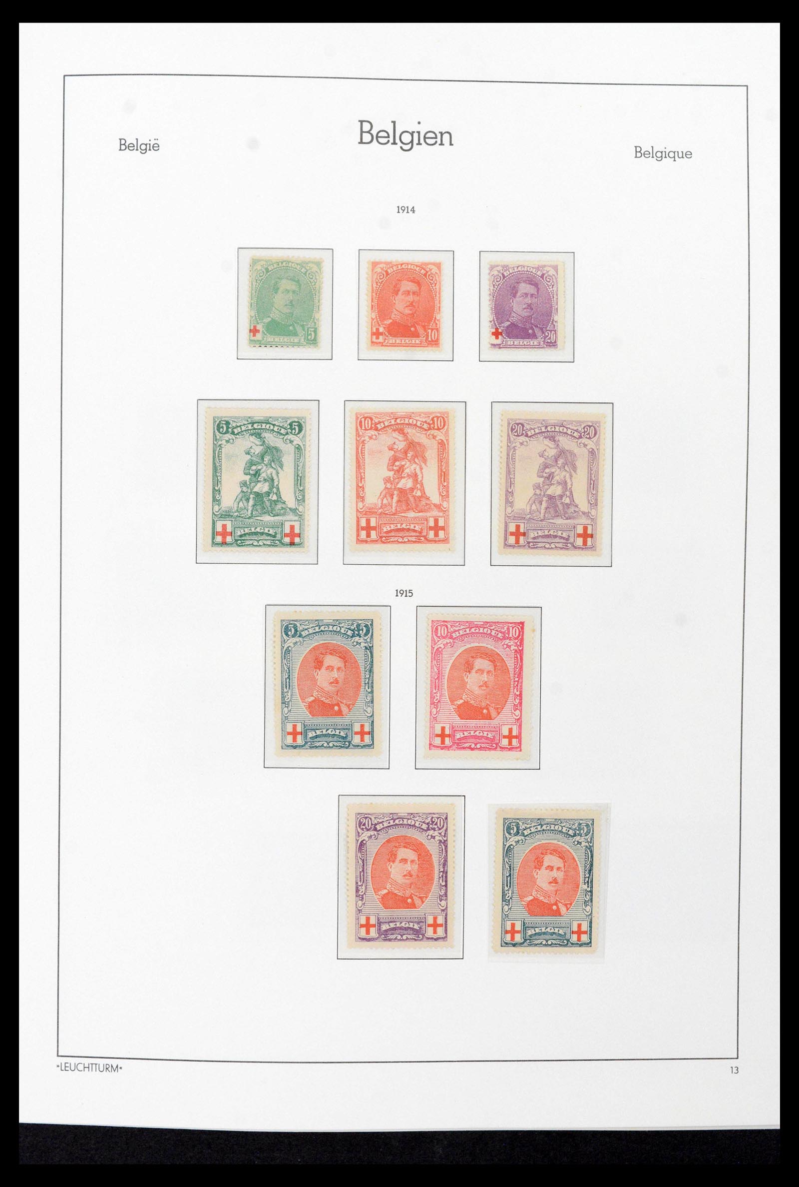 39137 0018 - Stamp collection 39137 Belgium 1849-2002.