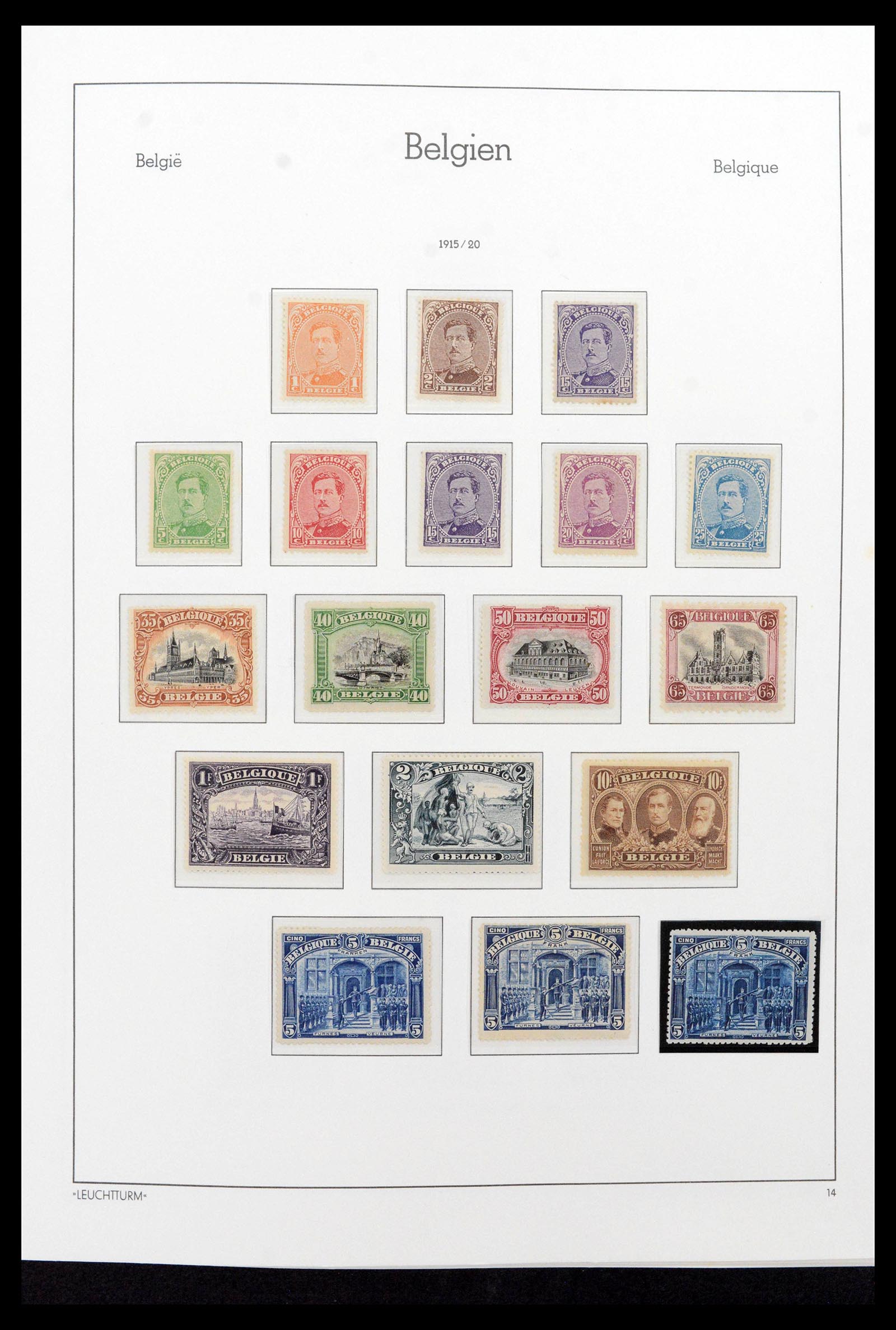 39137 0019 - Postzegelverzameling 39137 België 1849-2002.