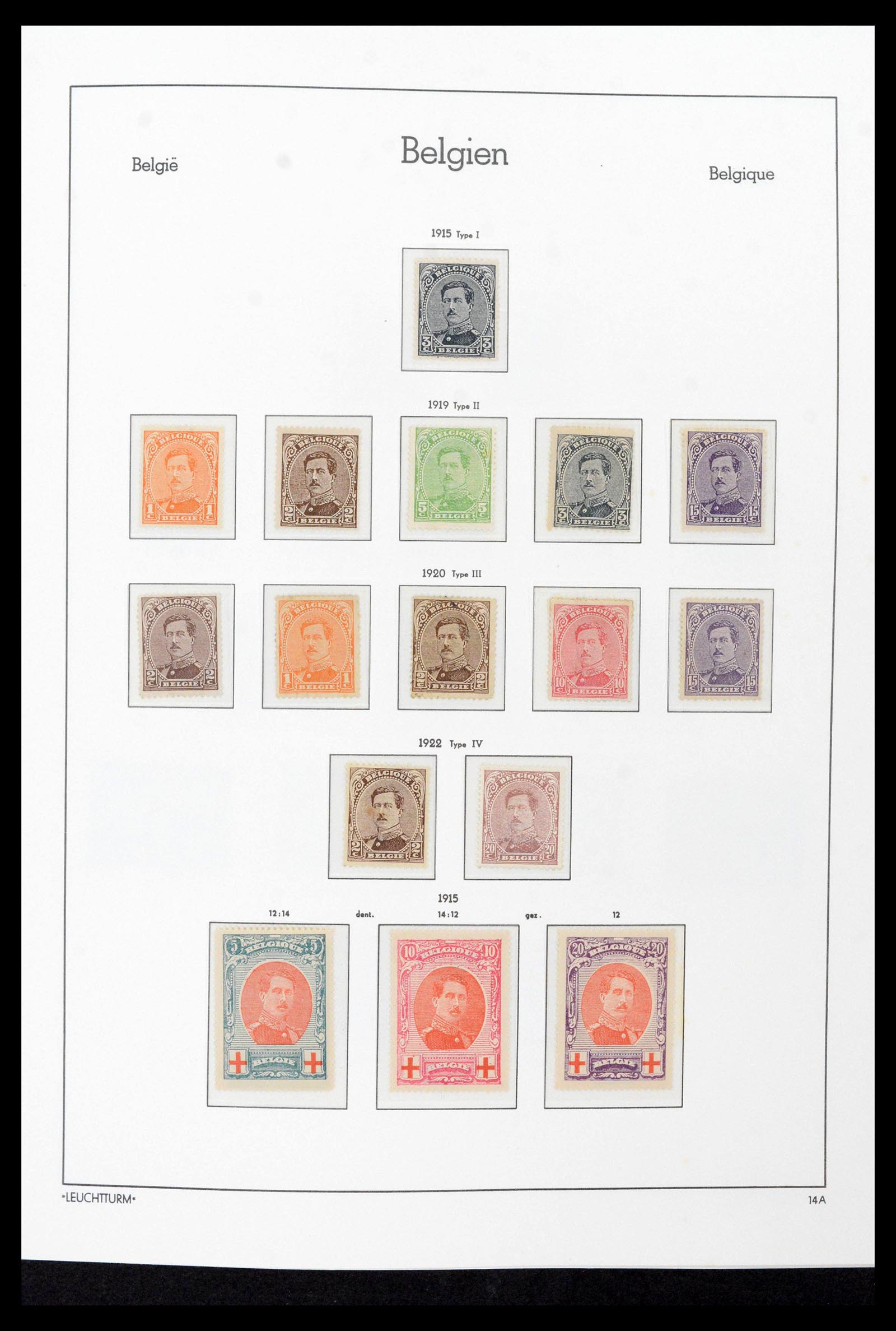 39137 0020 - Postzegelverzameling 39137 België 1849-2002.