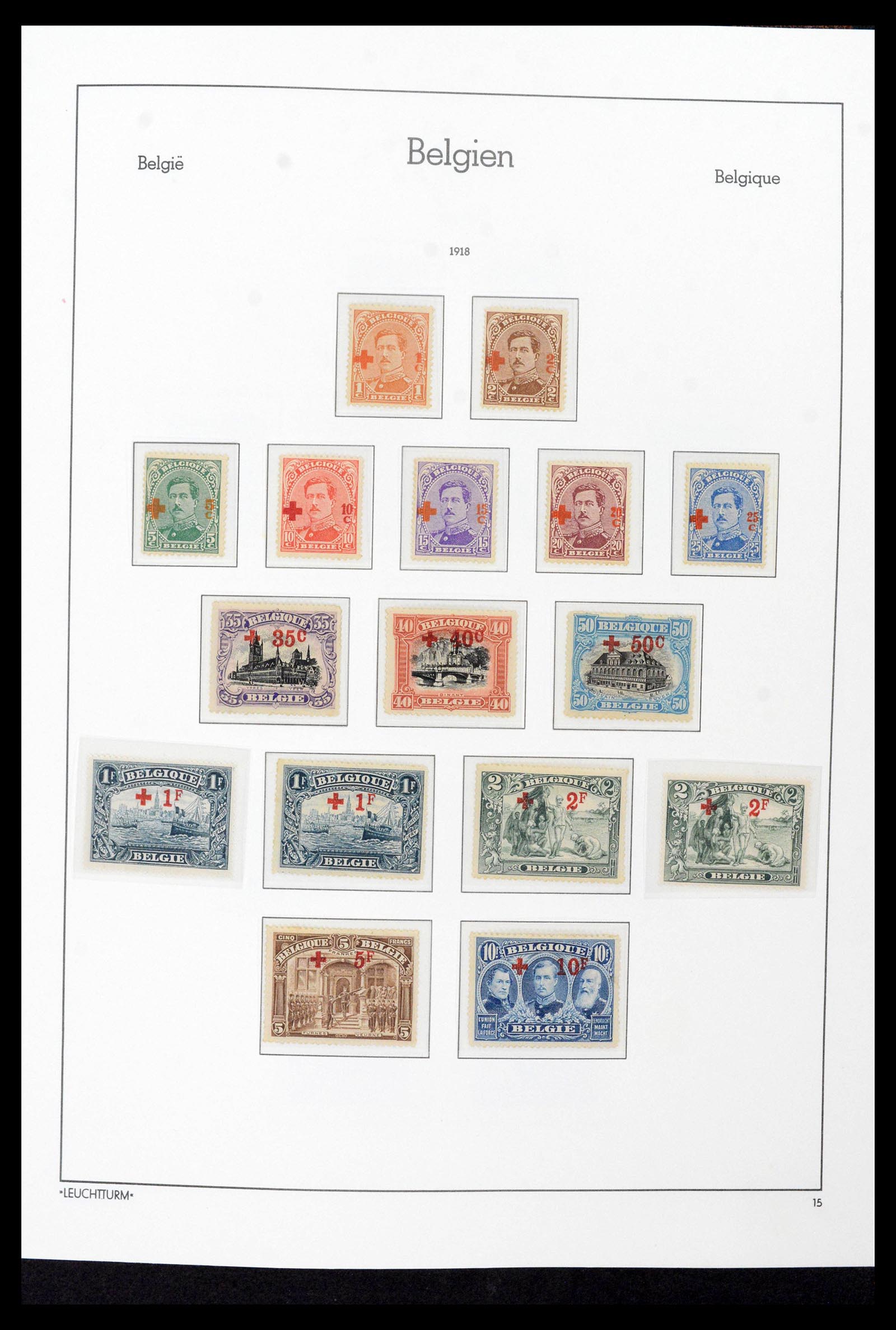 39137 0021 - Stamp collection 39137 Belgium 1849-2002.