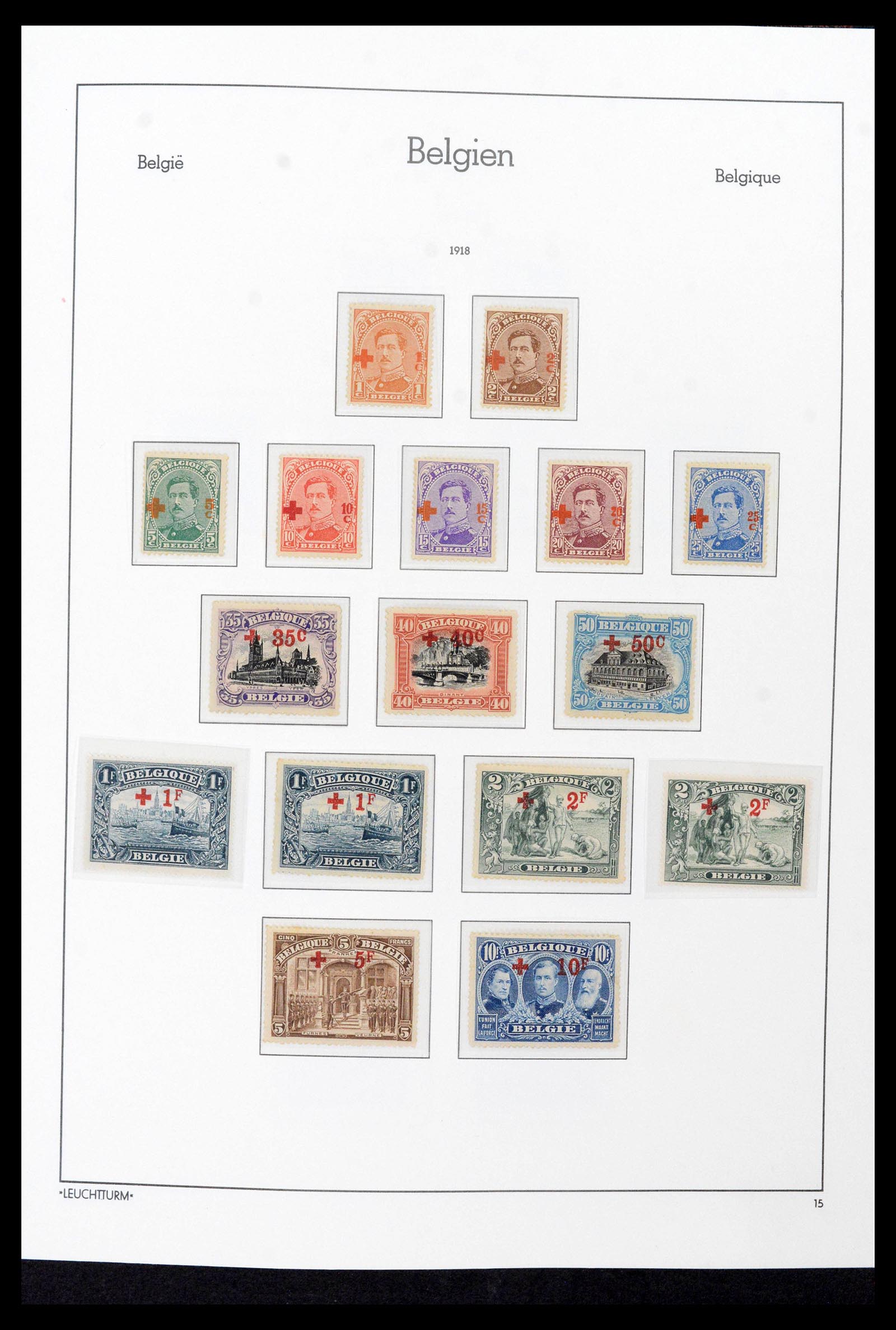 39137 0022 - Stamp collection 39137 Belgium 1849-2002.