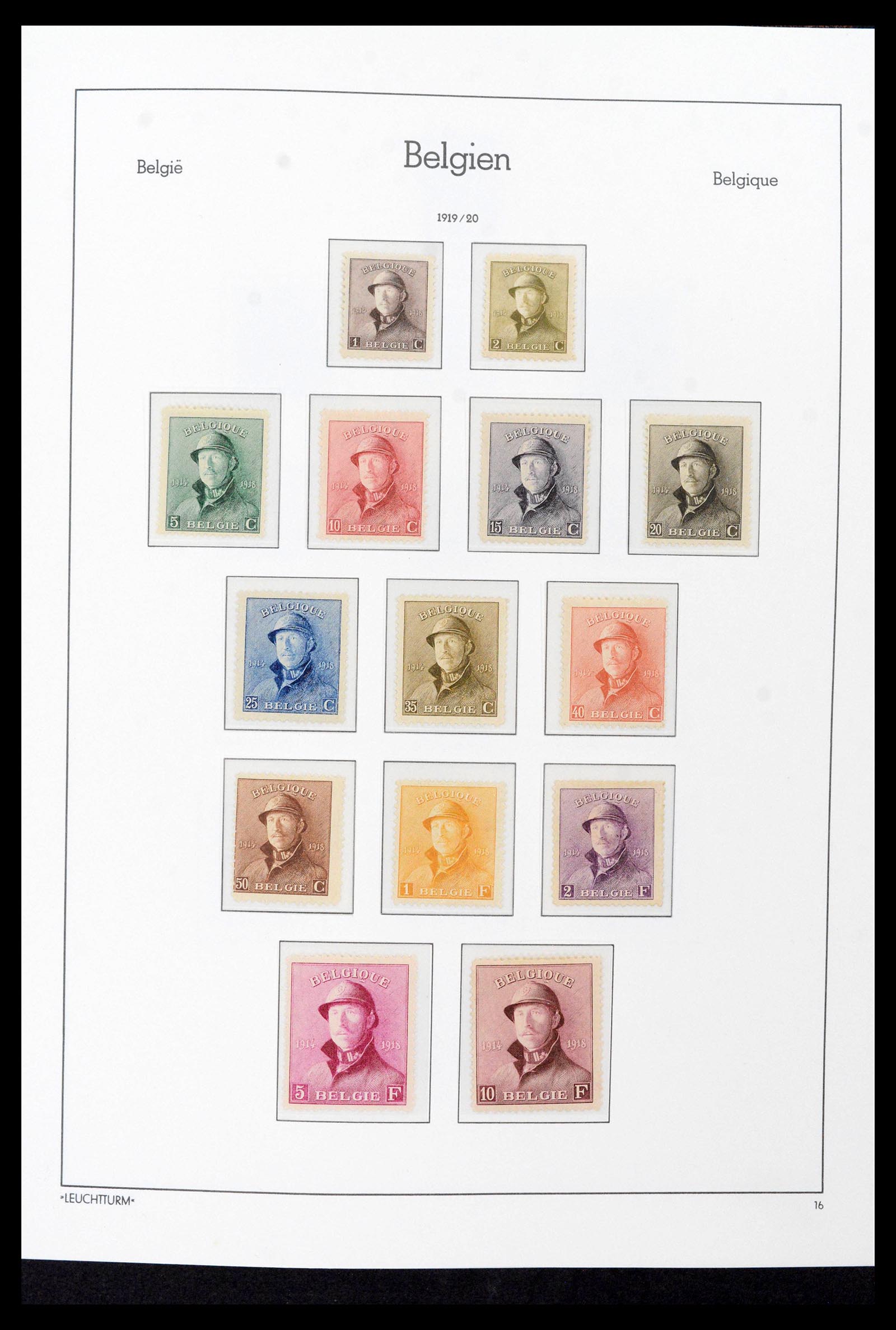39137 0023 - Stamp collection 39137 Belgium 1849-2002.