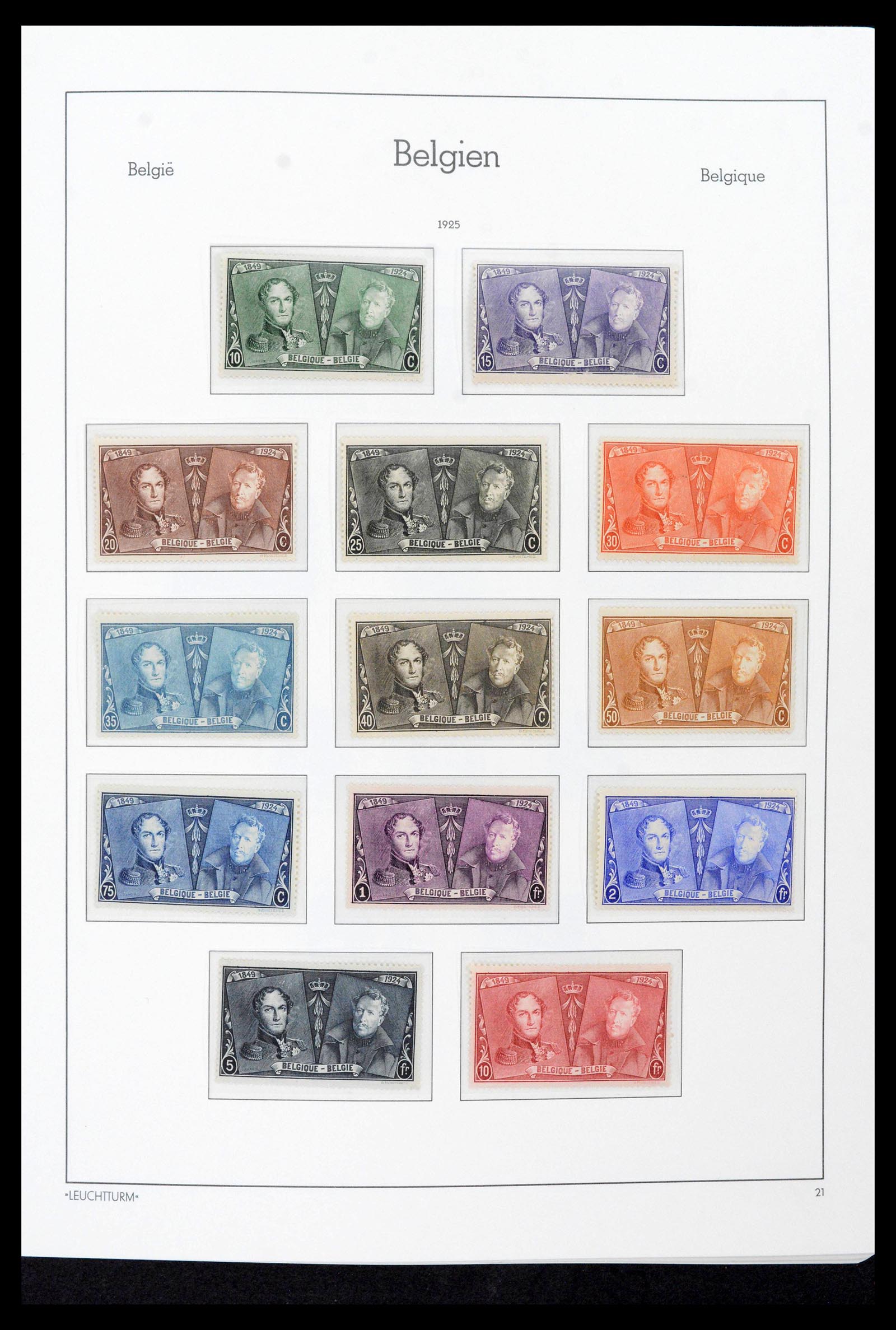 39137 0028 - Stamp collection 39137 Belgium 1849-2002.