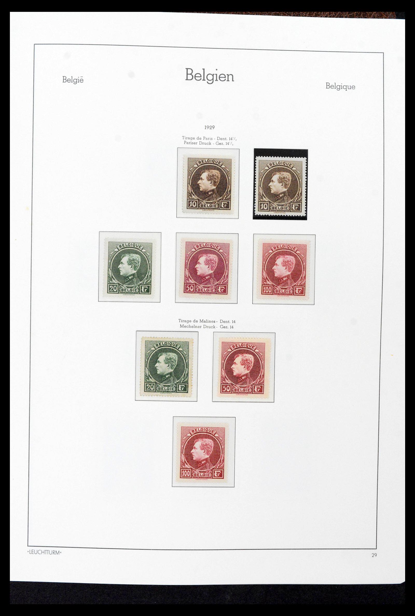 39137 0037 - Stamp collection 39137 Belgium 1849-2002.