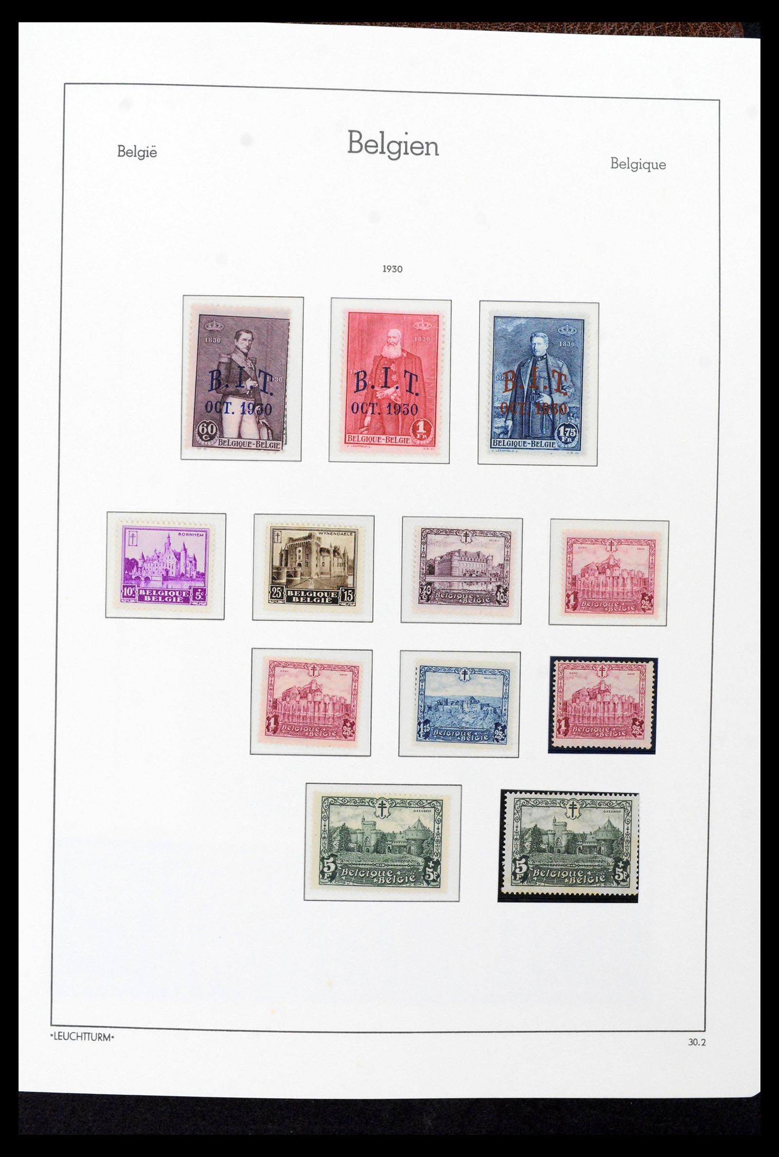 39137 0039 - Stamp collection 39137 Belgium 1849-2002.