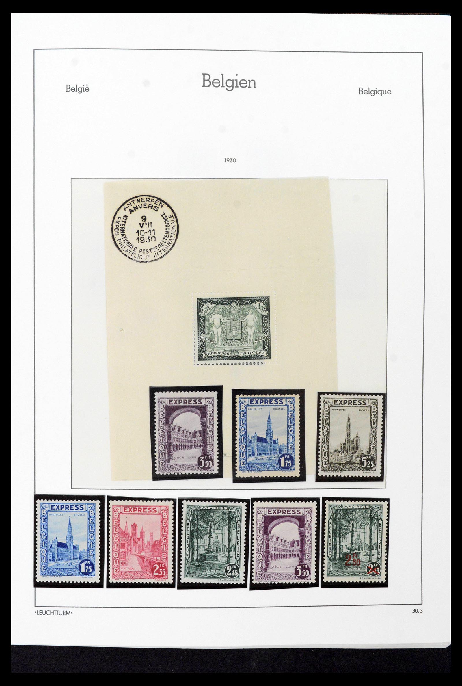 39137 0040 - Stamp collection 39137 Belgium 1849-2002.
