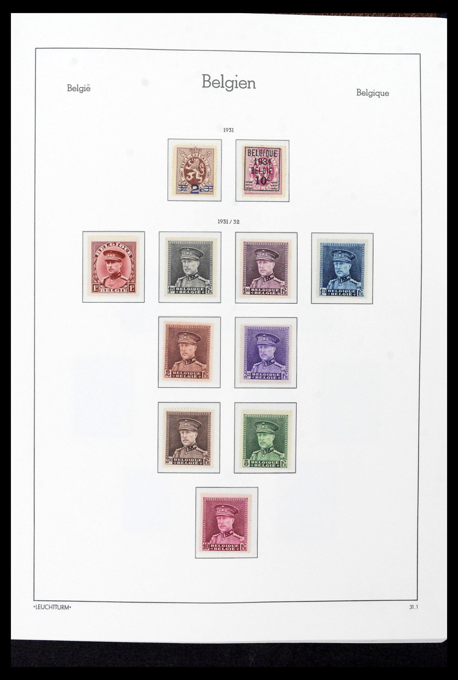 39137 0041 - Stamp collection 39137 Belgium 1849-2002.
