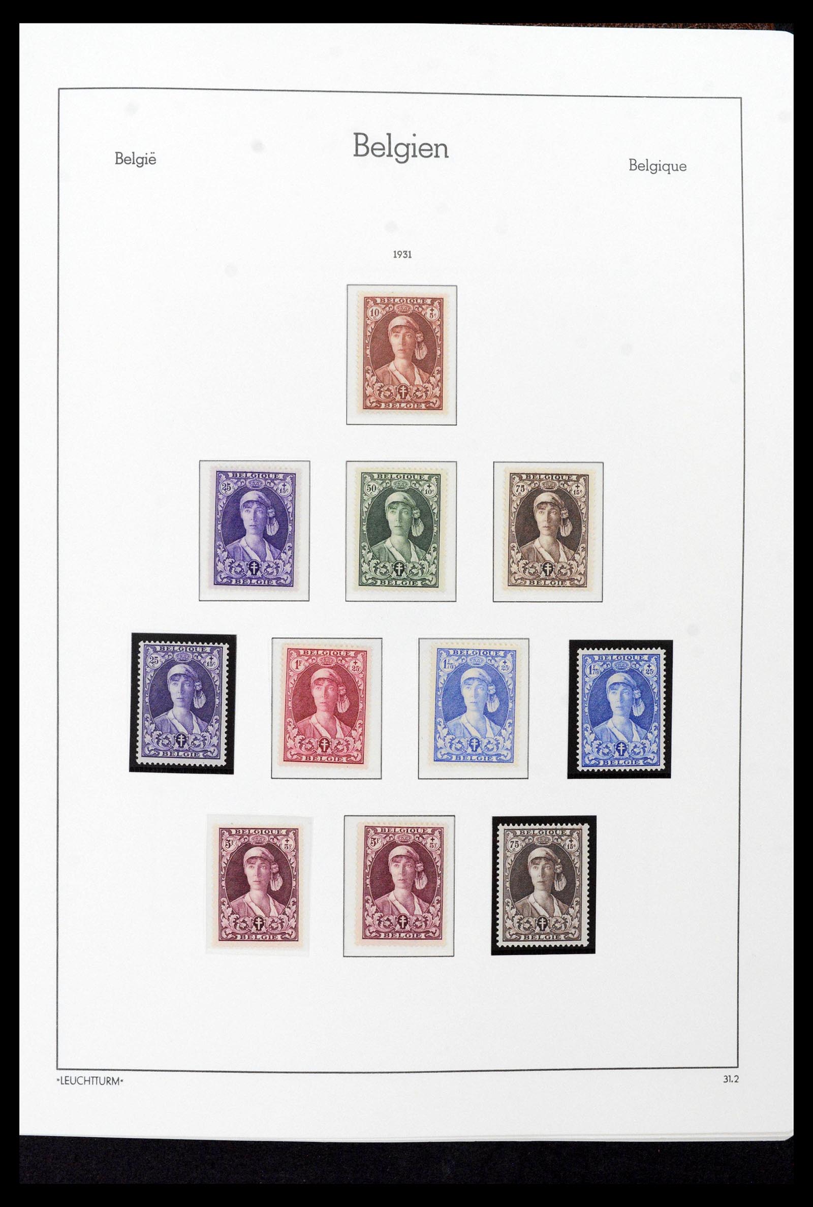39137 0042 - Stamp collection 39137 Belgium 1849-2002.
