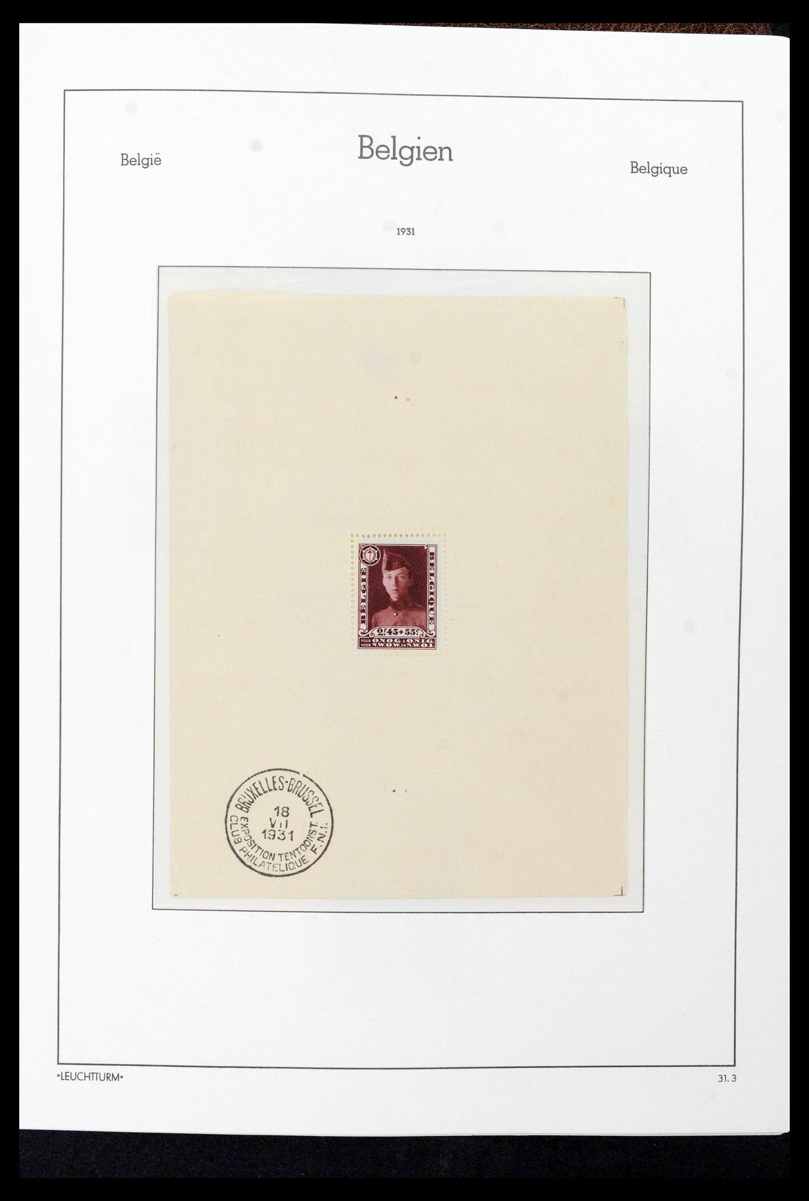 39137 0043 - Stamp collection 39137 Belgium 1849-2002.