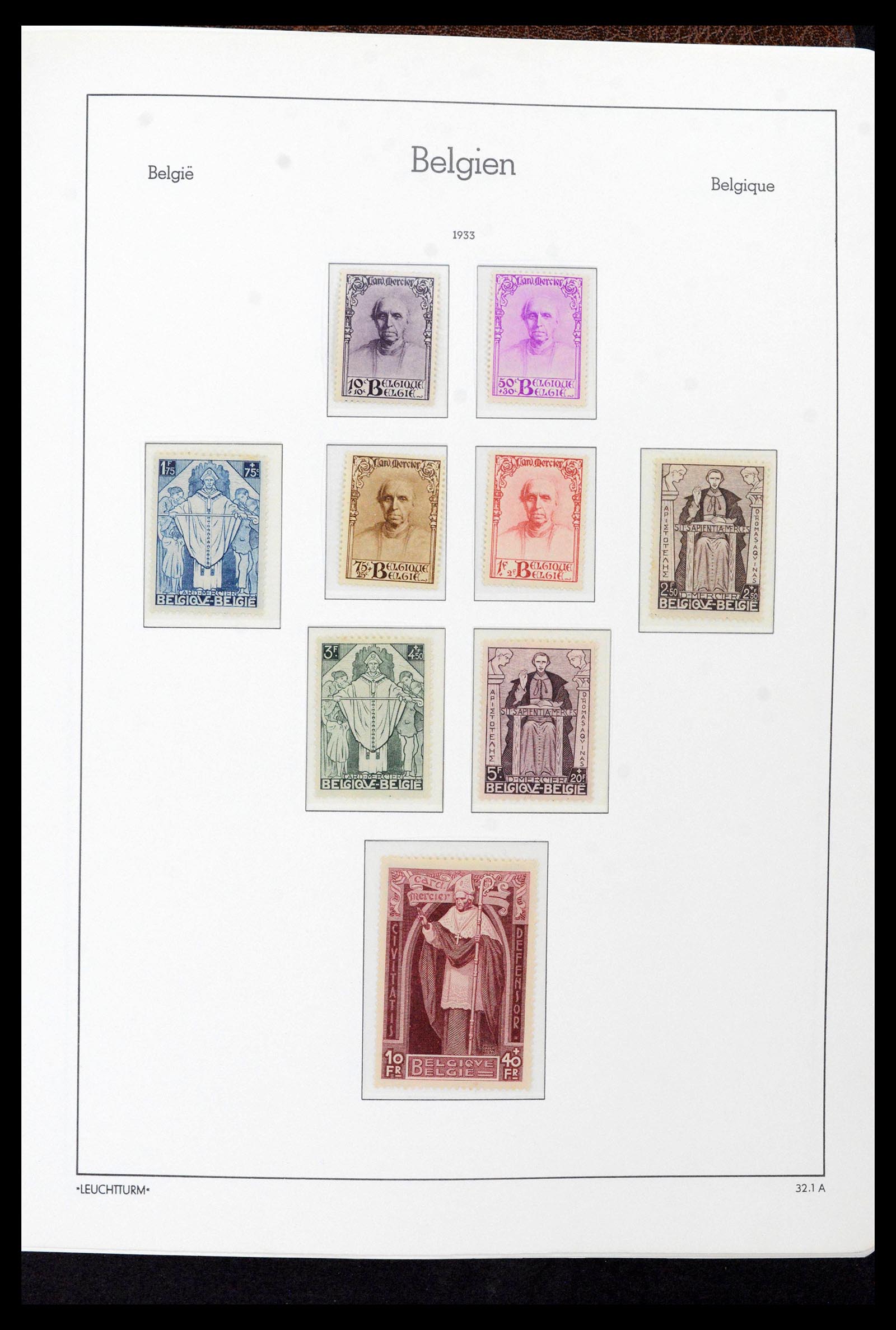 39137 0045 - Stamp collection 39137 Belgium 1849-2002.