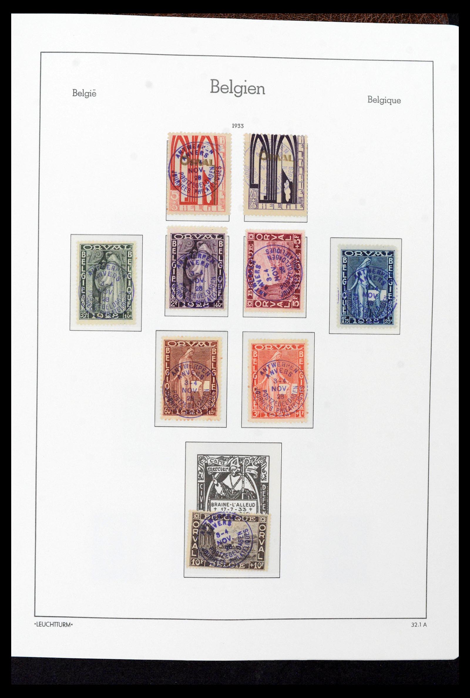 39137 0046 - Stamp collection 39137 Belgium 1849-2002.