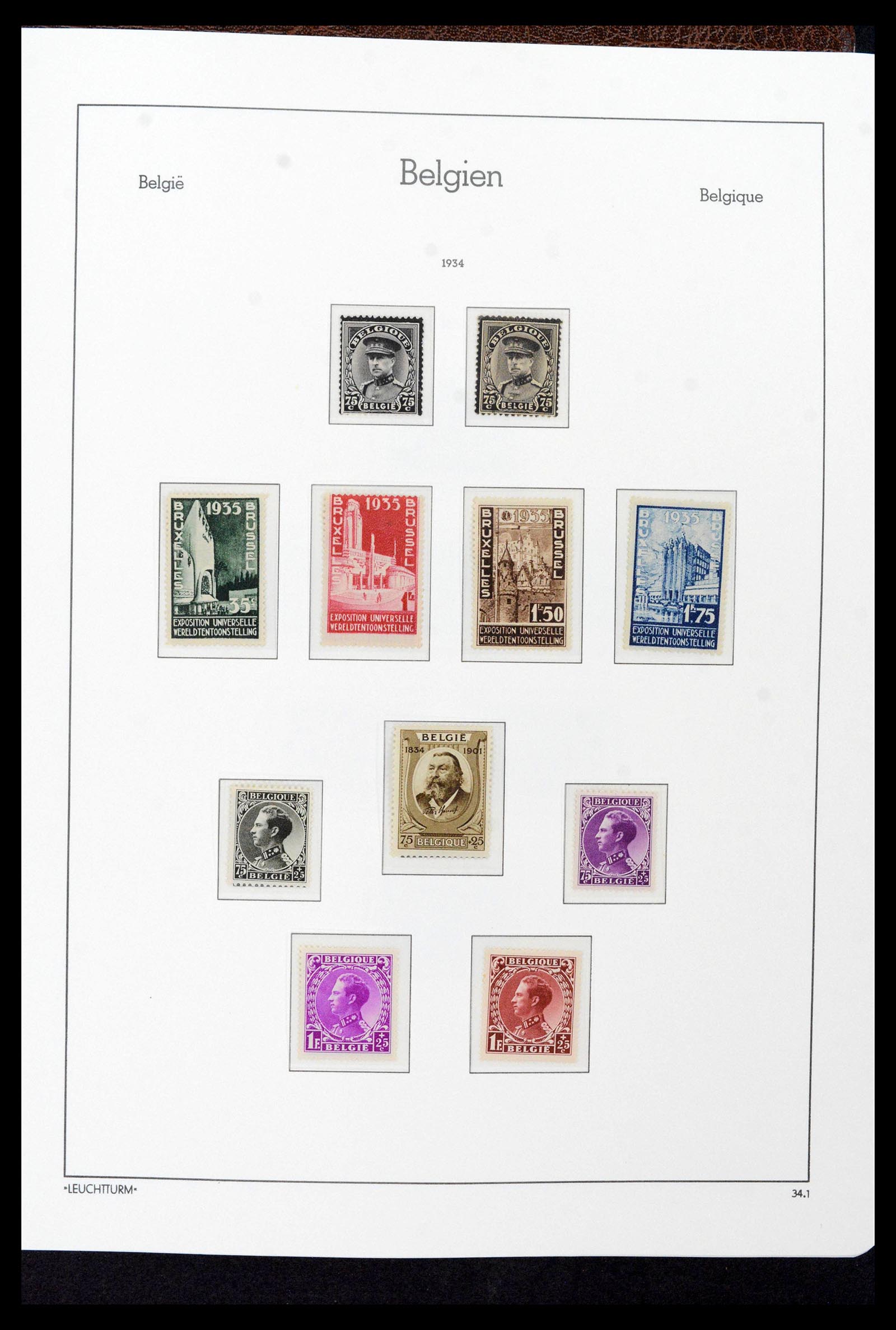39137 0051 - Stamp collection 39137 Belgium 1849-2002.