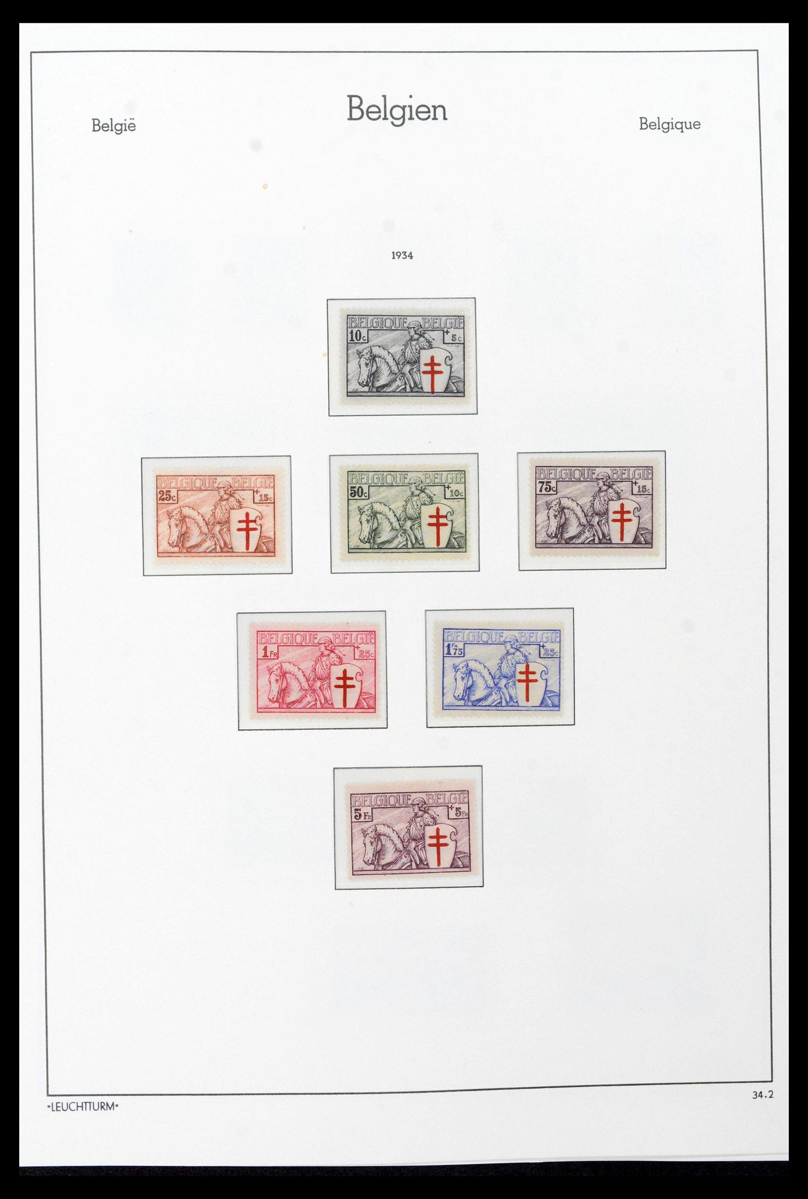 39137 0052 - Stamp collection 39137 Belgium 1849-2002.
