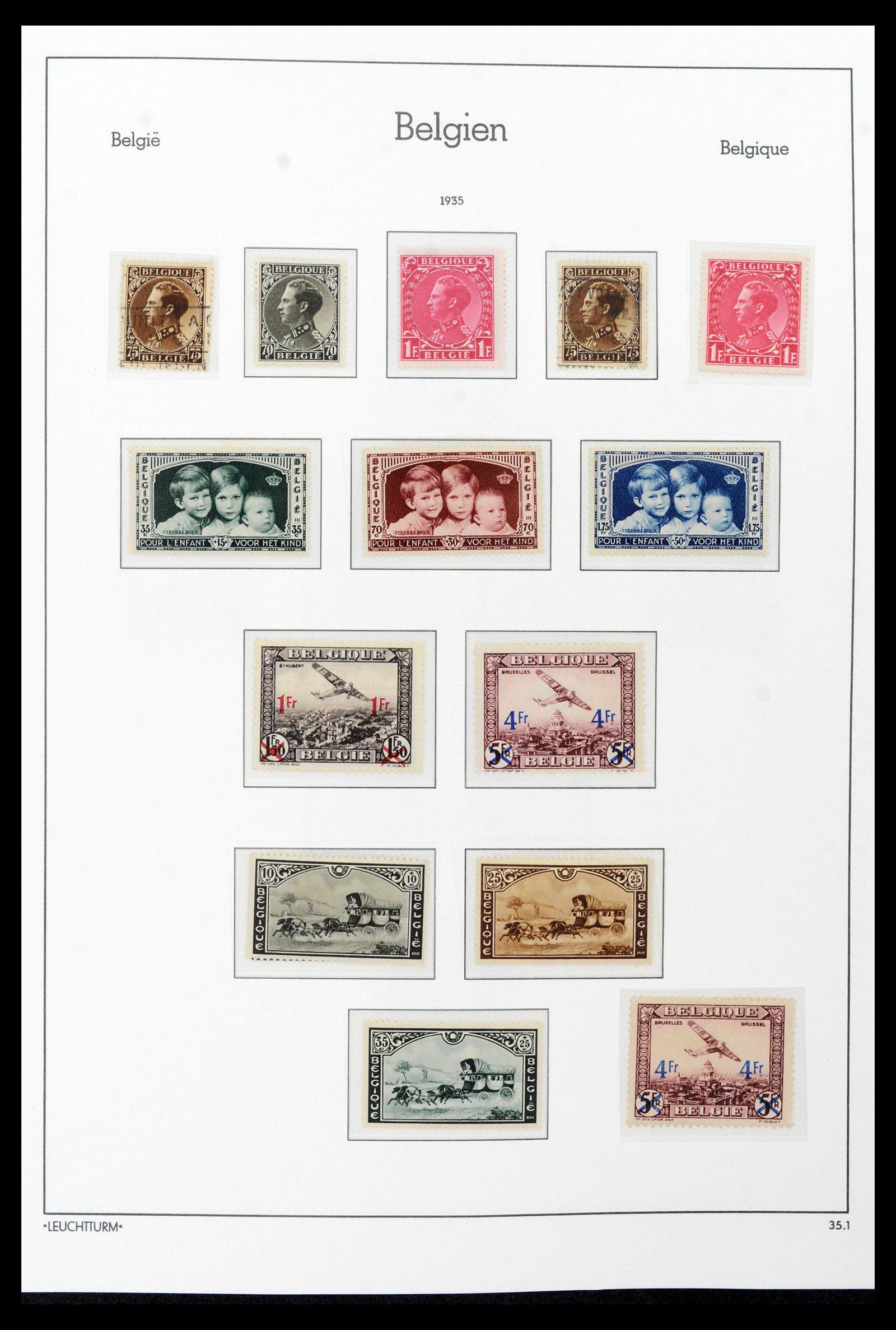 39137 0053 - Stamp collection 39137 Belgium 1849-2002.