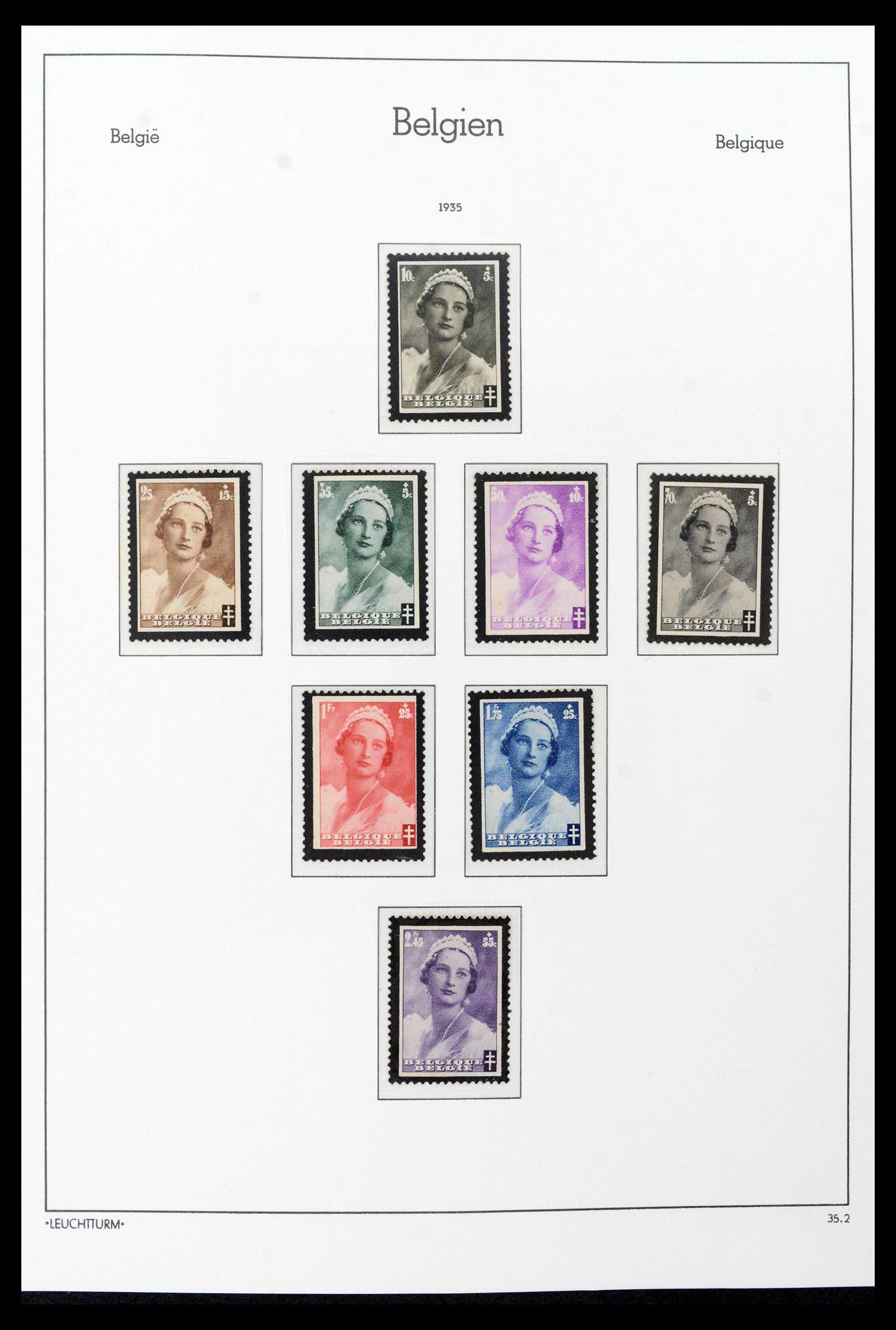 39137 0054 - Stamp collection 39137 Belgium 1849-2002.