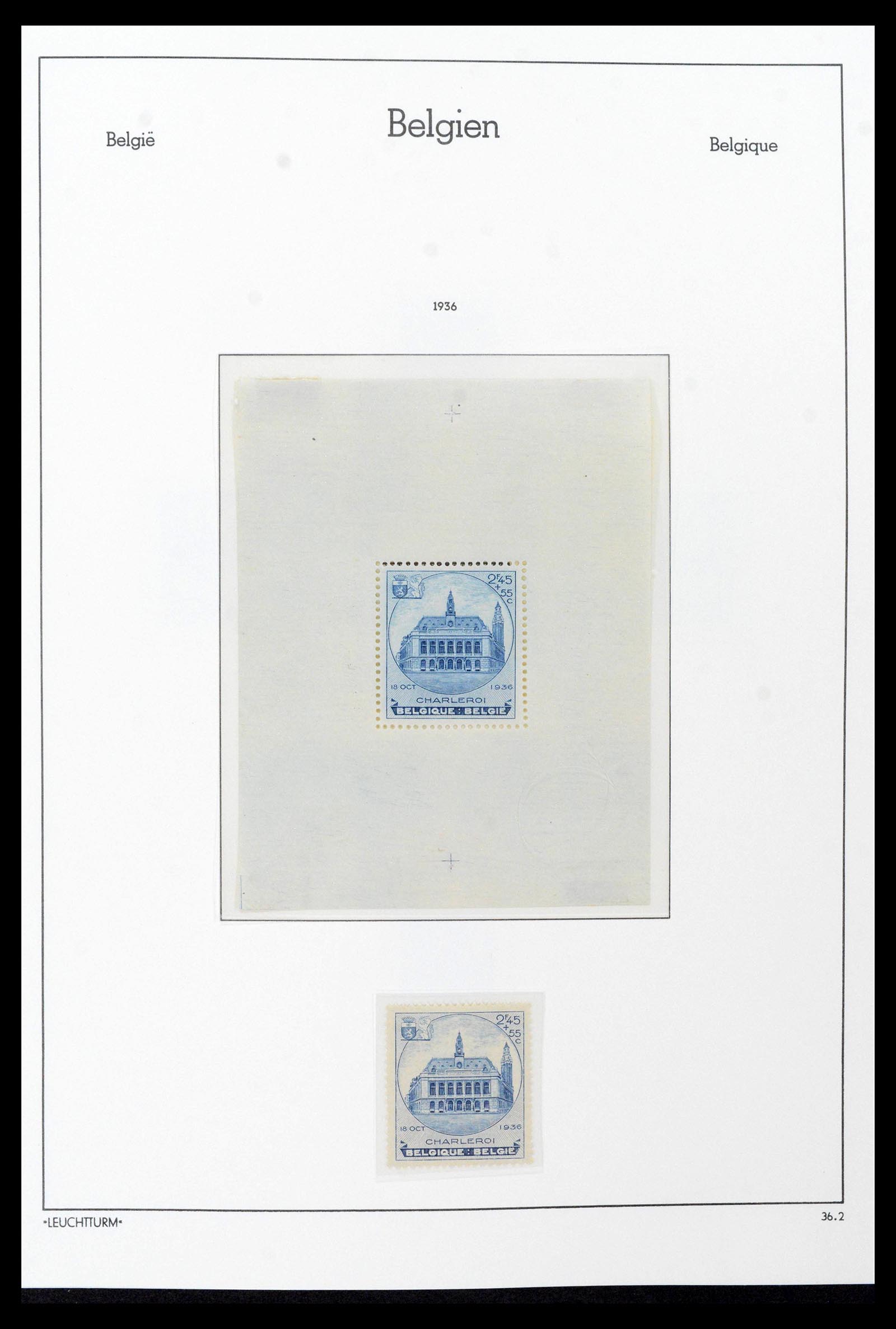 39137 0057 - Stamp collection 39137 Belgium 1849-2002.