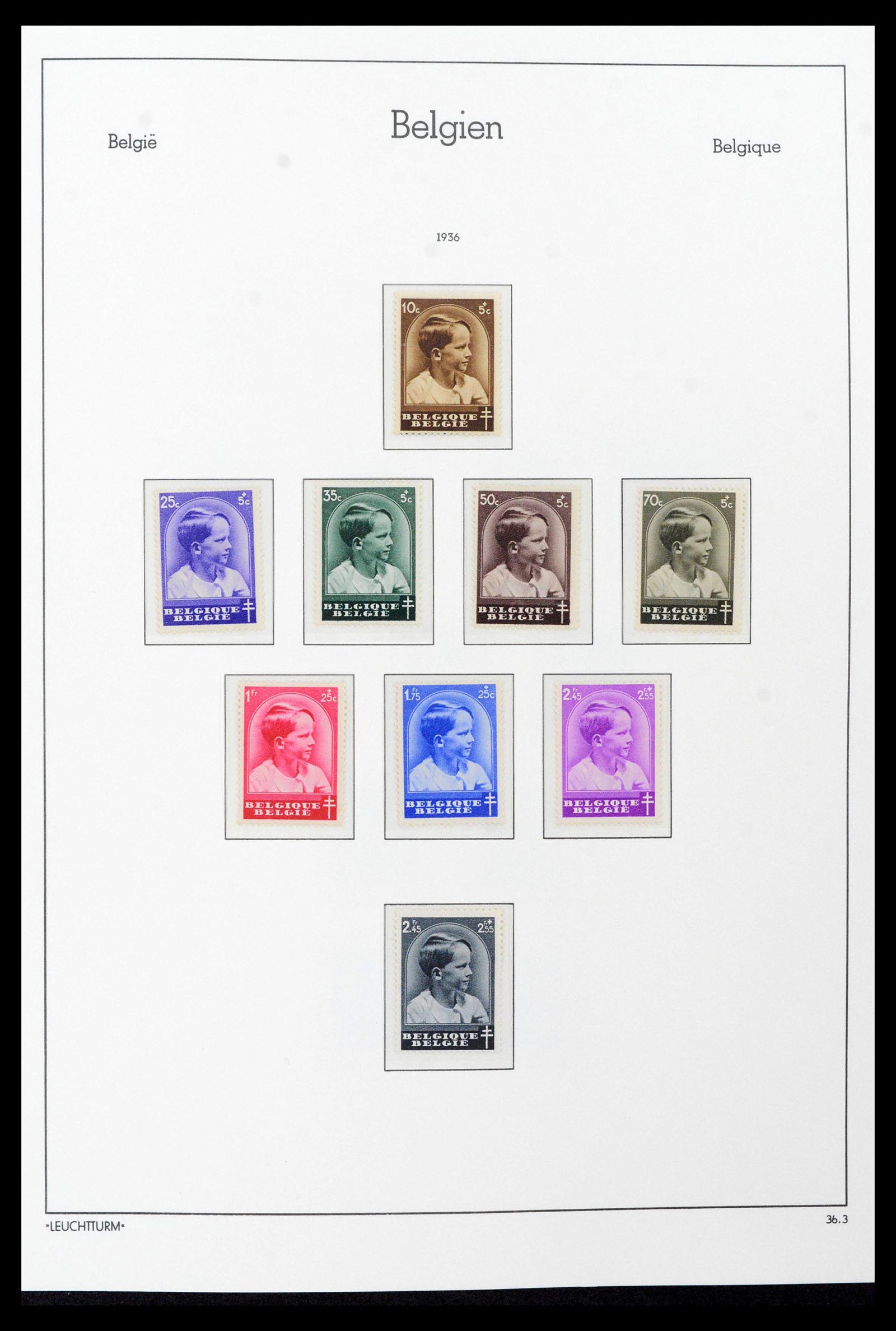 39137 0058 - Stamp collection 39137 Belgium 1849-2002.