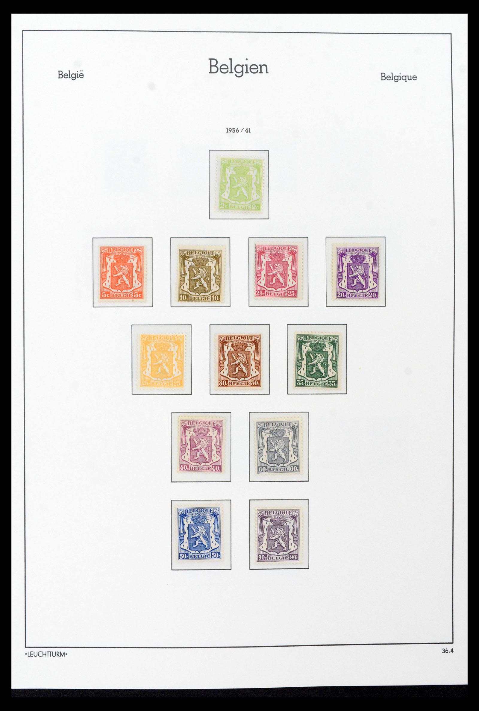39137 0059 - Stamp collection 39137 Belgium 1849-2002.