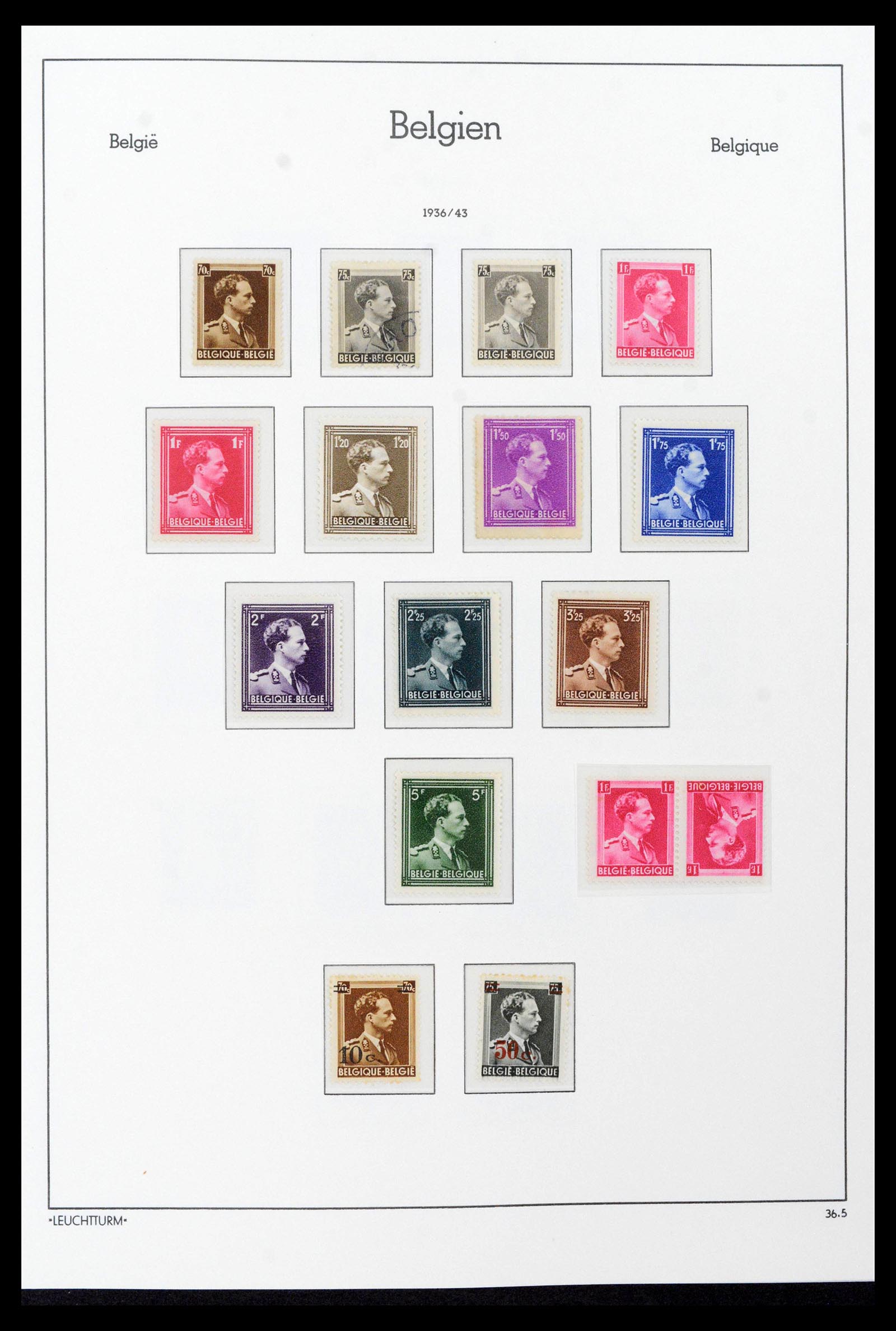 39137 0060 - Stamp collection 39137 Belgium 1849-2002.