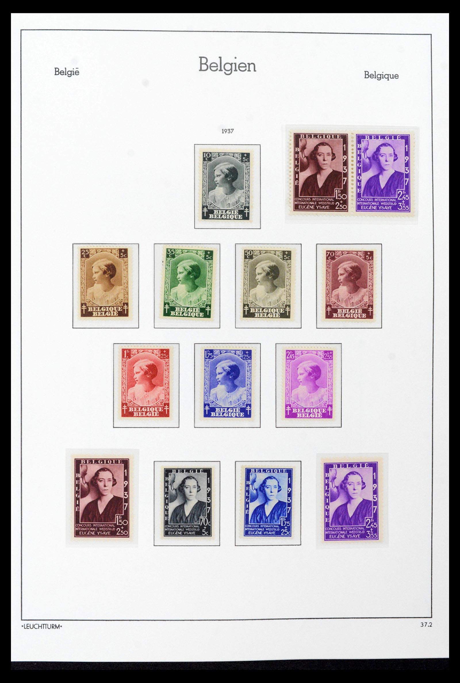 39137 0063 - Stamp collection 39137 Belgium 1849-2002.