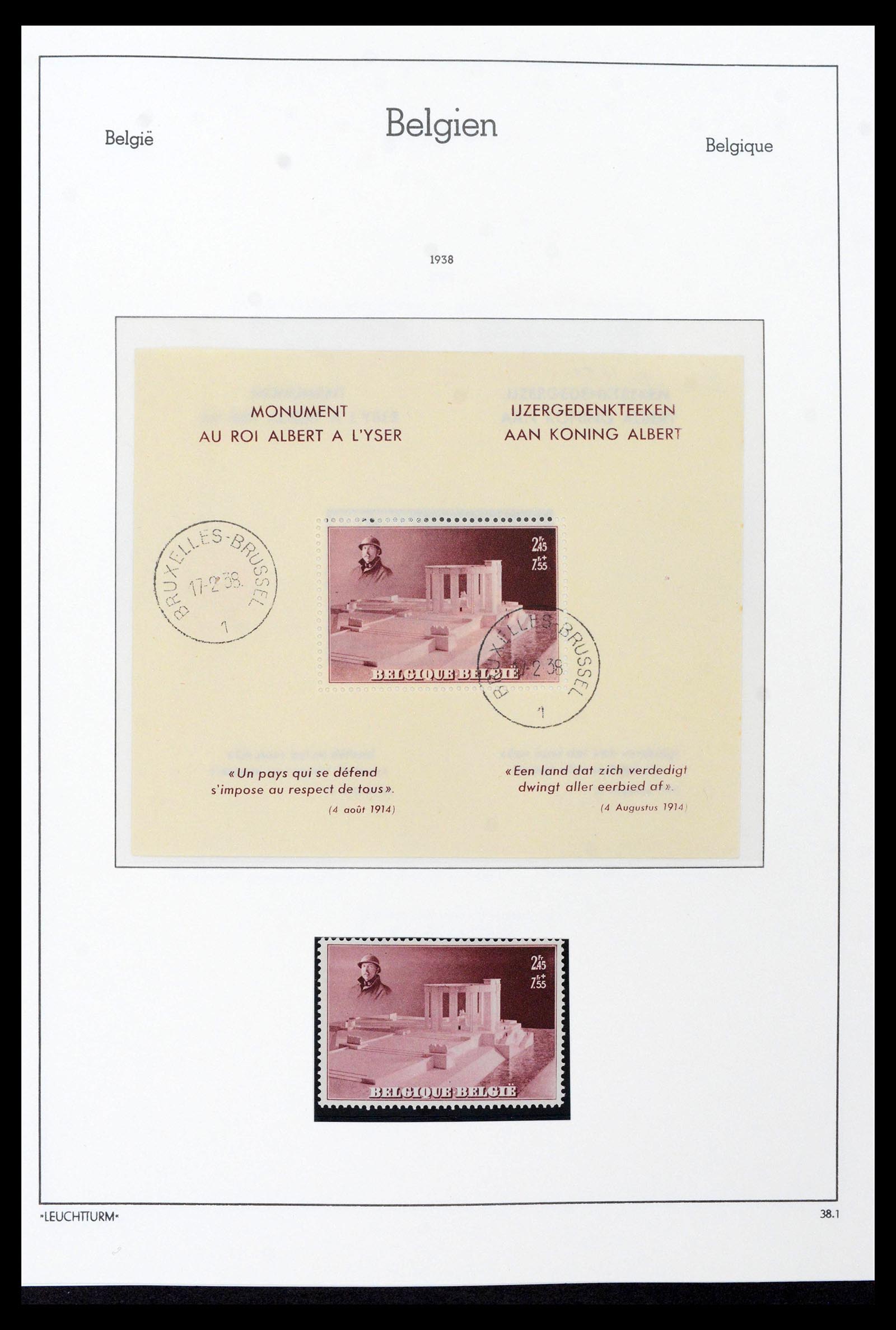 39137 0065 - Stamp collection 39137 Belgium 1849-2002.
