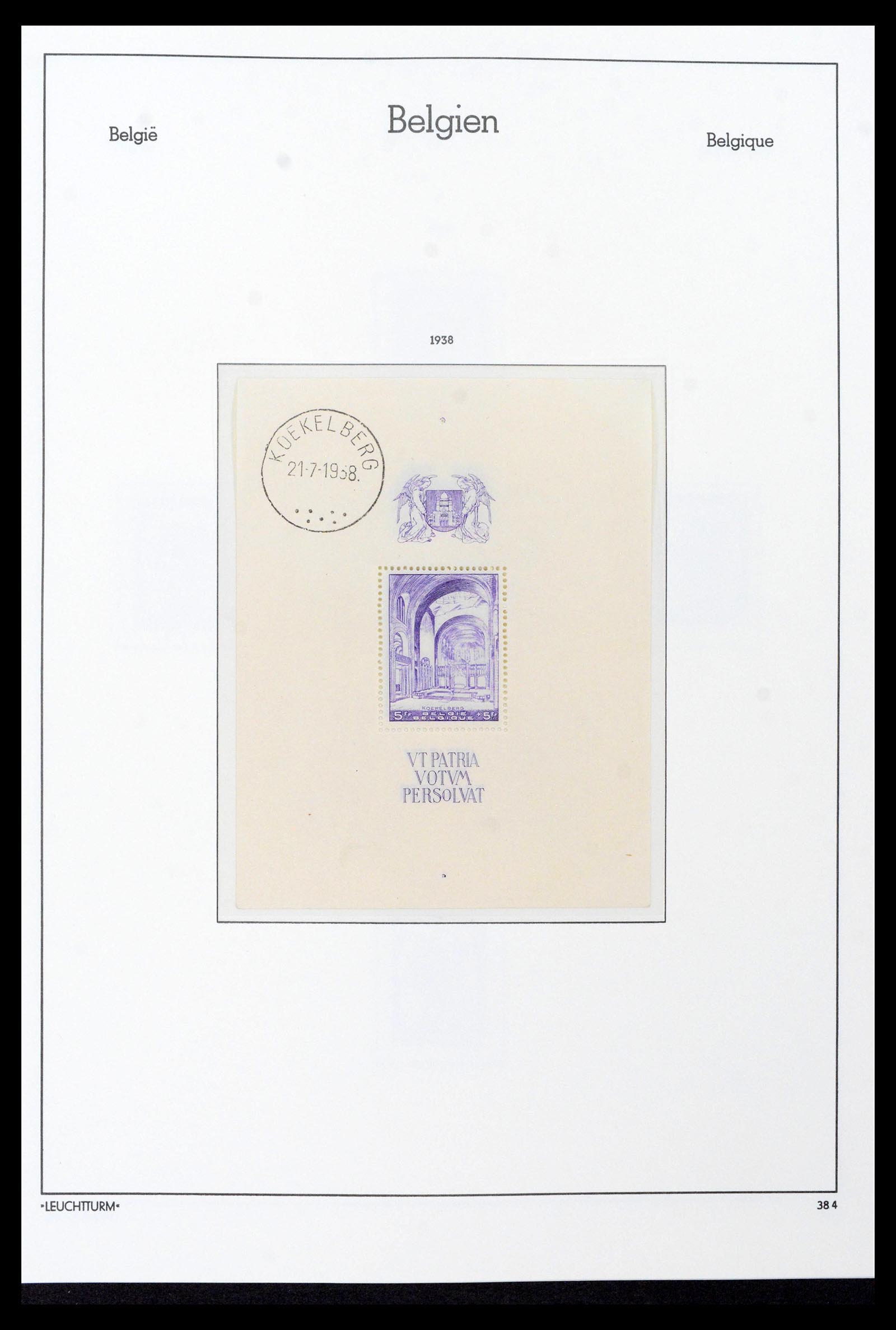 39137 0068 - Postzegelverzameling 39137 België 1849-2002.