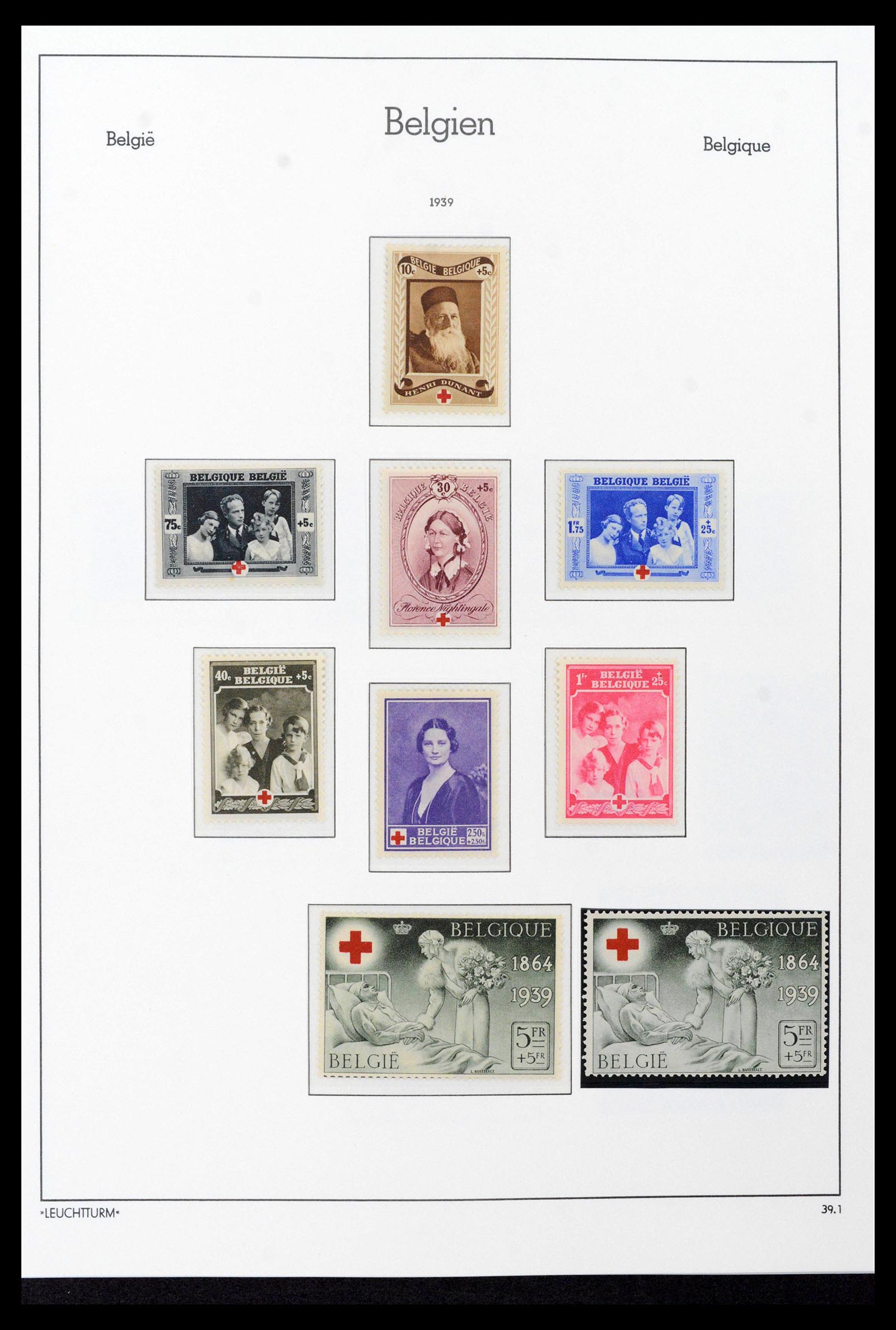 39137 0070 - Stamp collection 39137 Belgium 1849-2002.